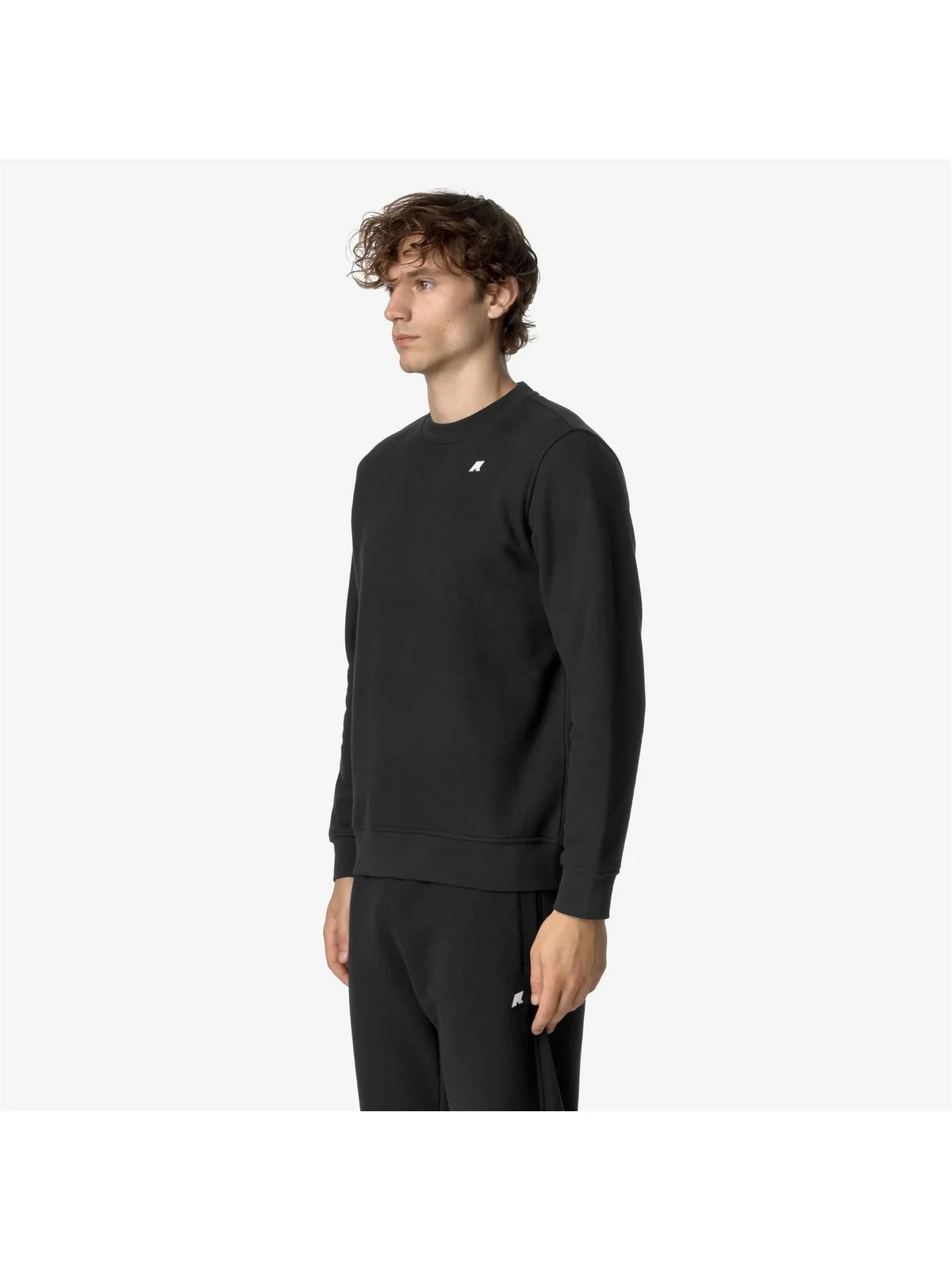 K-WAY Felpa Uomo BAPTISTE HEAVY FLEECE K8133GW USY Nero - Image 2