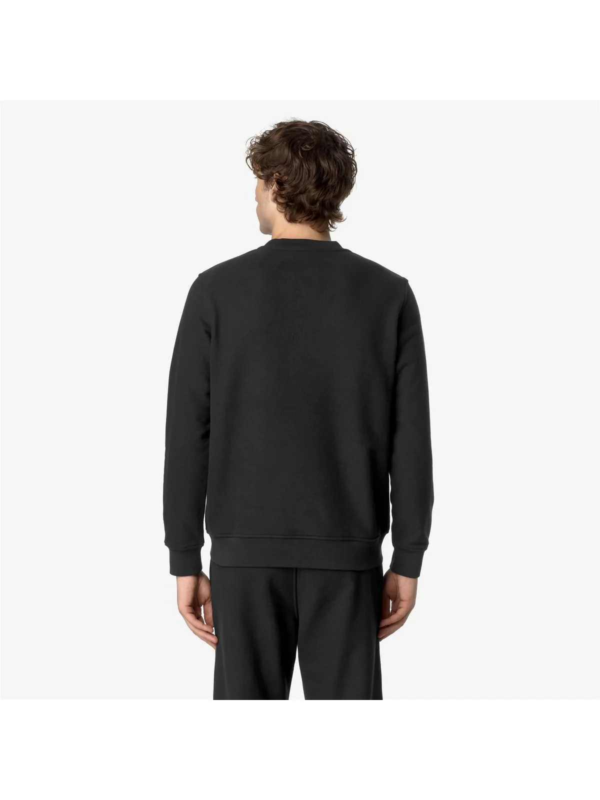 K-WAY Felpa Uomo BAPTISTE HEAVY FLEECE K8133GW USY Nero - Image 3