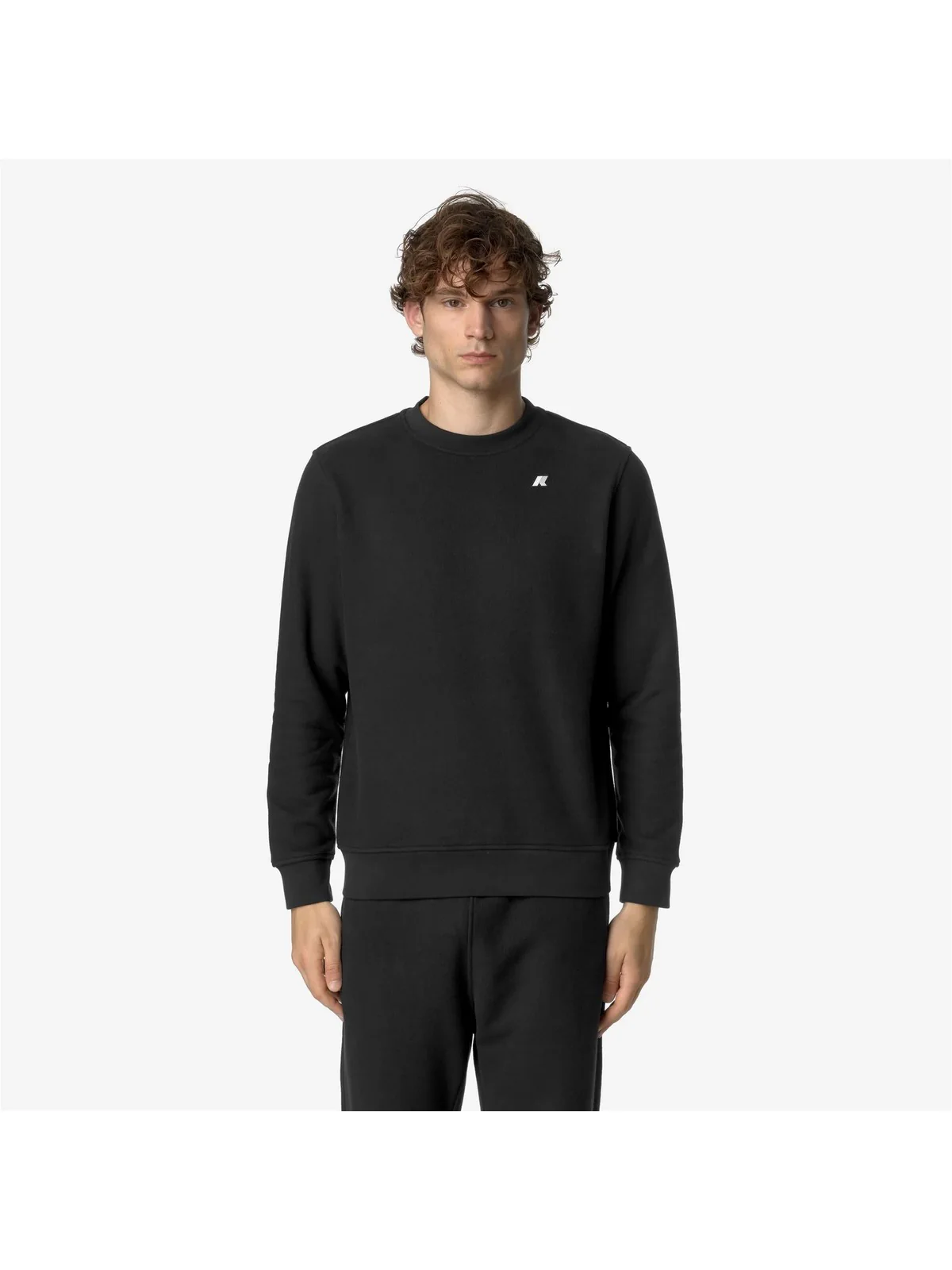 K-WAY Felpa Uomo BAPTISTE HEAVY FLEECE K8133GW USY Nero - Image 4