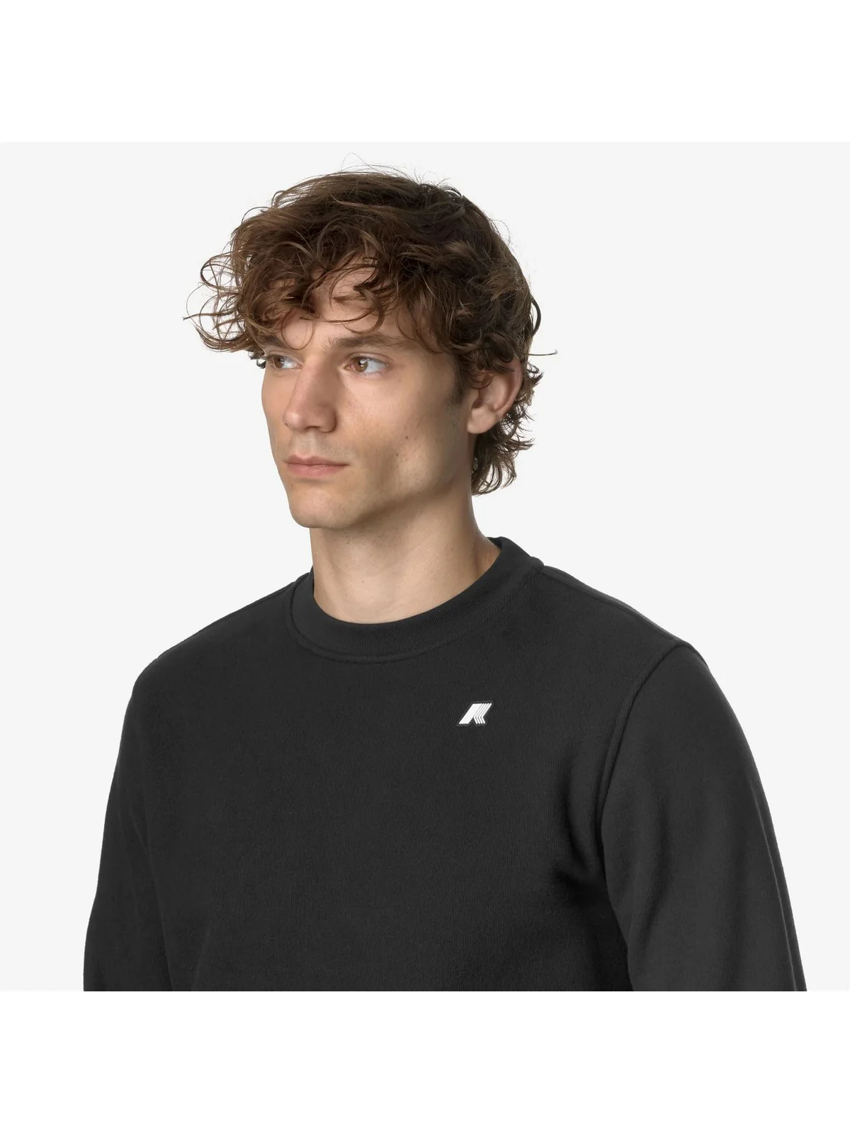 K-WAY Felpa Uomo BAPTISTE HEAVY FLEECE K8133GW USY Nero - Image 5