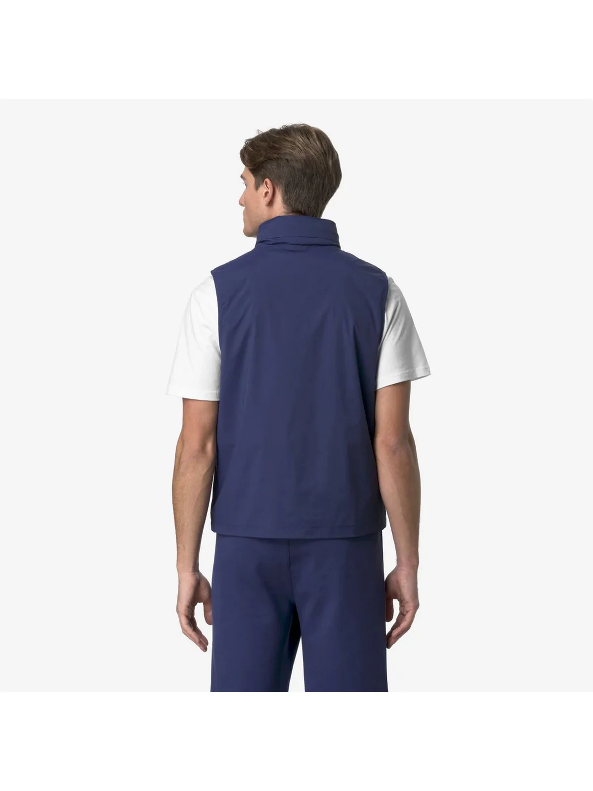 K-WAY Gilet Uomo Valen Stretch Nylon Jersey K3123TW 867 Blu - Image 5