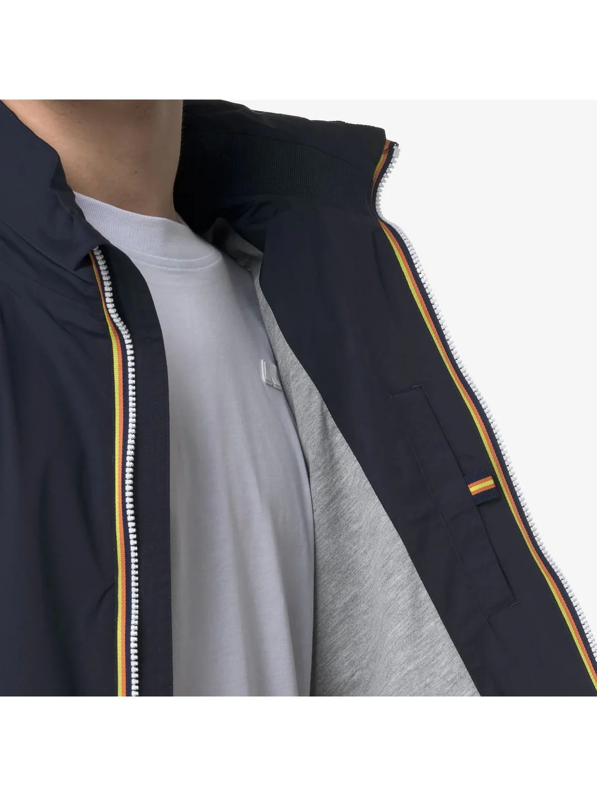 K-WAY Gilet Uomo Valen Stretch Nylon Jersey K3123TW K89 BLUE DEPTH - Image 3