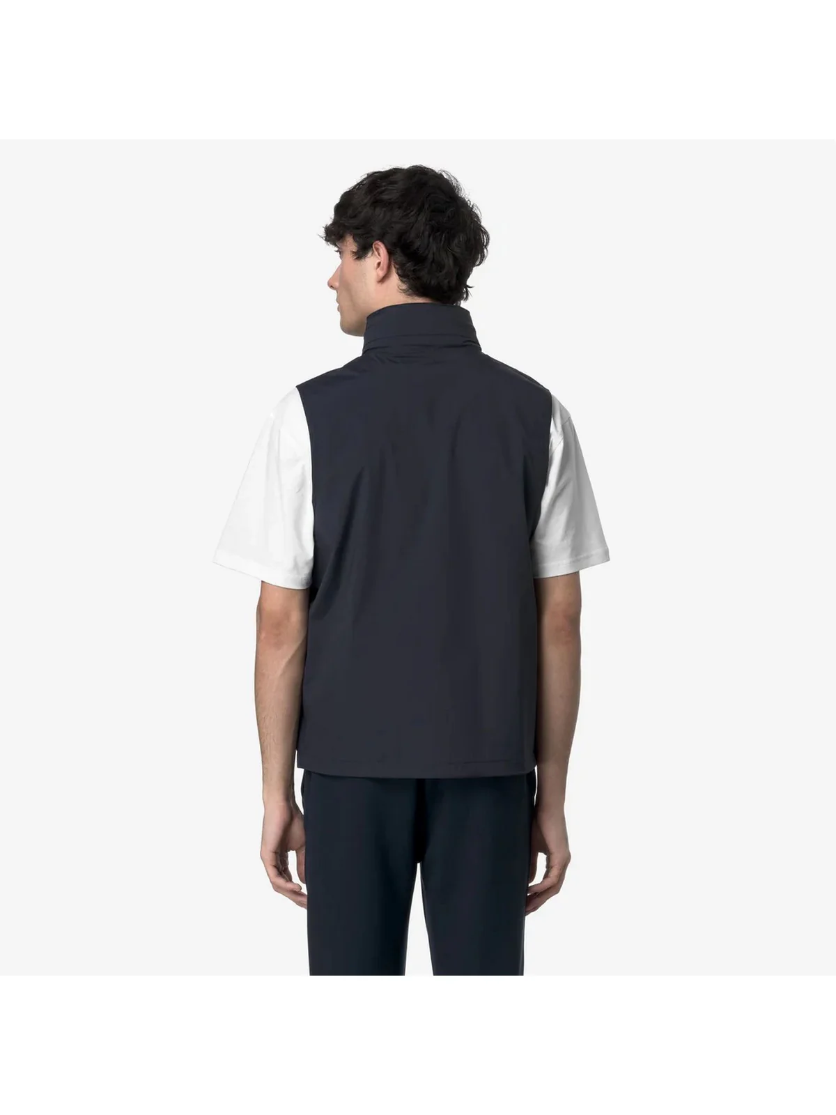 K-WAY Gilet Uomo Valen Stretch Nylon Jersey K3123TW K89 BLUE DEPTH - Image 4