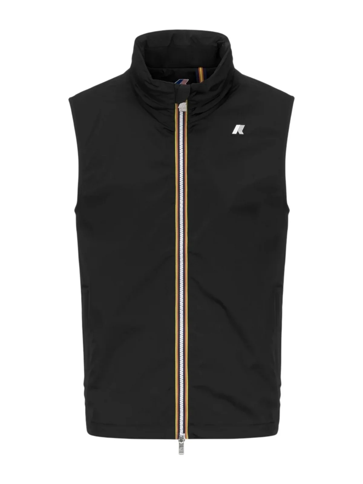K-WAY Gilet Uomo Valen Stretch Nylon Jersey K3123TW USY BLACK PURE