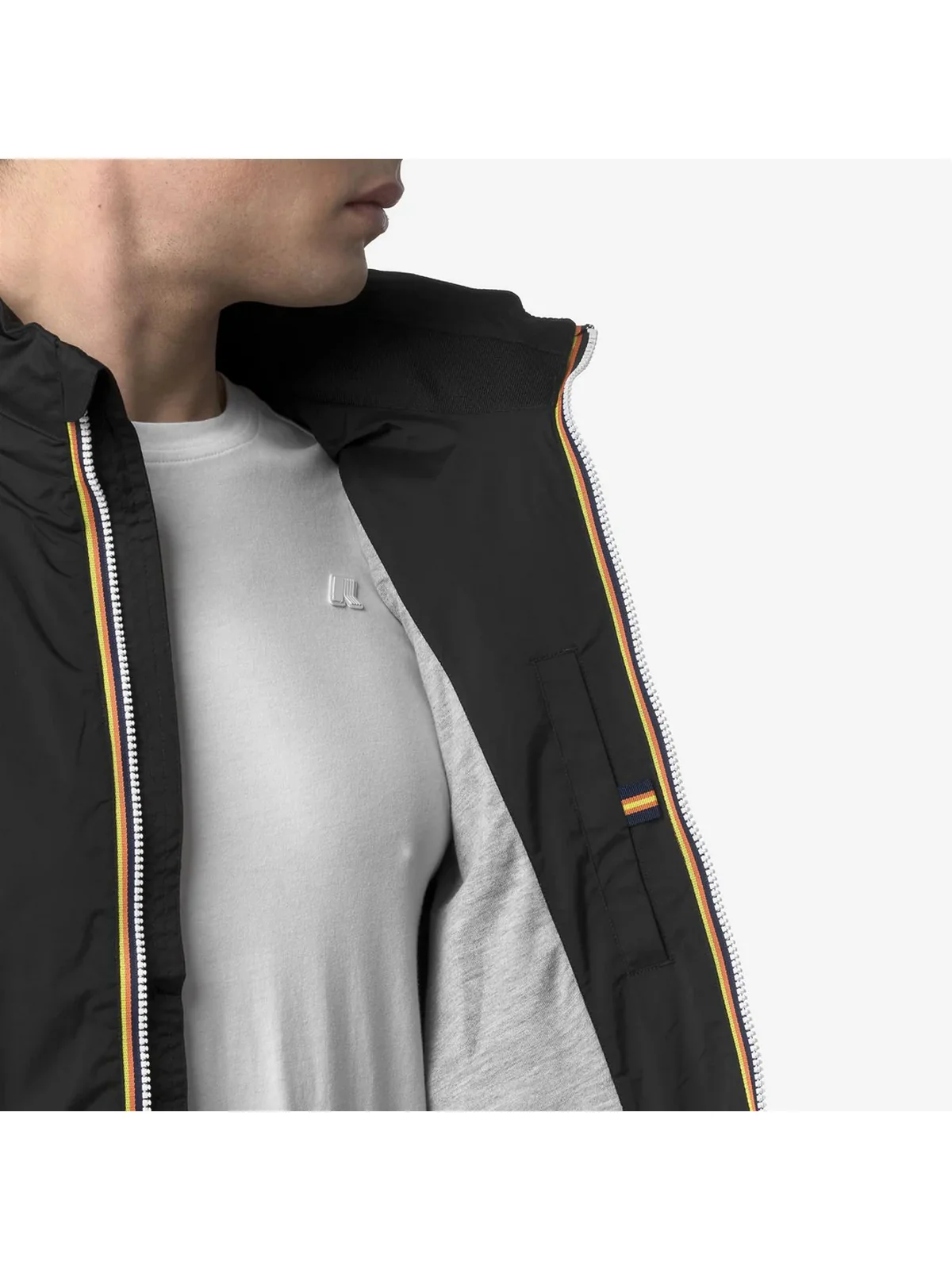 K-WAY Gilet Uomo Valen Stretch Nylon Jersey K3123TW USY BLACK PURE - Image 5