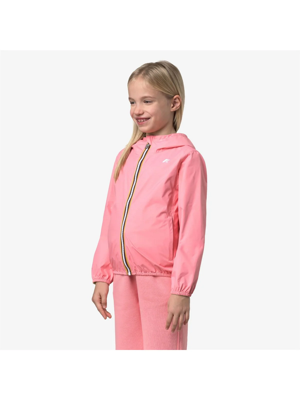 K-WAY KIDS Giubbino Bambine e ragazze P. LILY PLUS.2 DOUBLE K61313W C0W Pink Geranium - Yell - Image 4