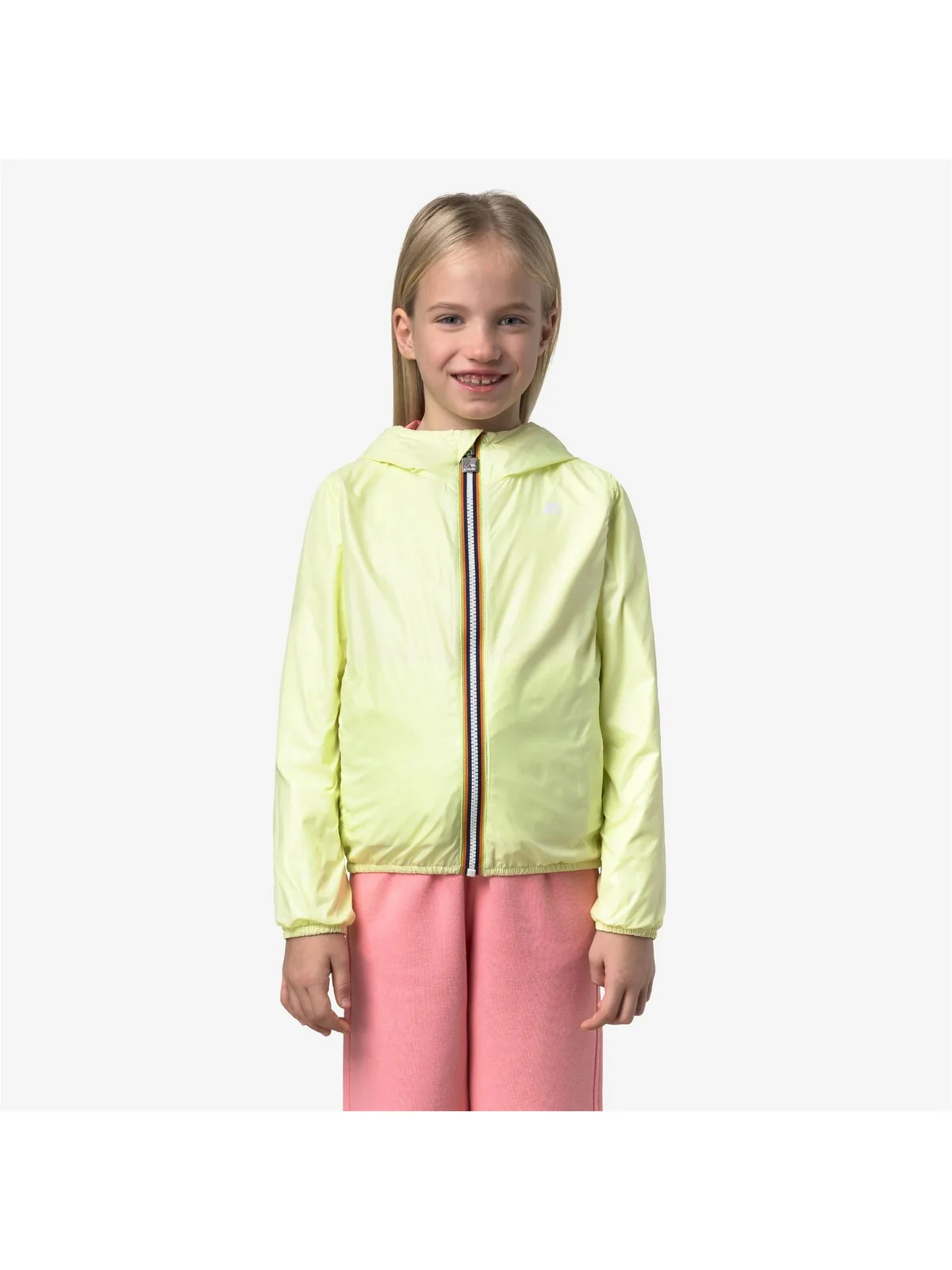 K-WAY KIDS Giubbino Bambine e ragazze P. LILY PLUS.2 DOUBLE K61313W C0W Pink Geranium - Yell - Image 5