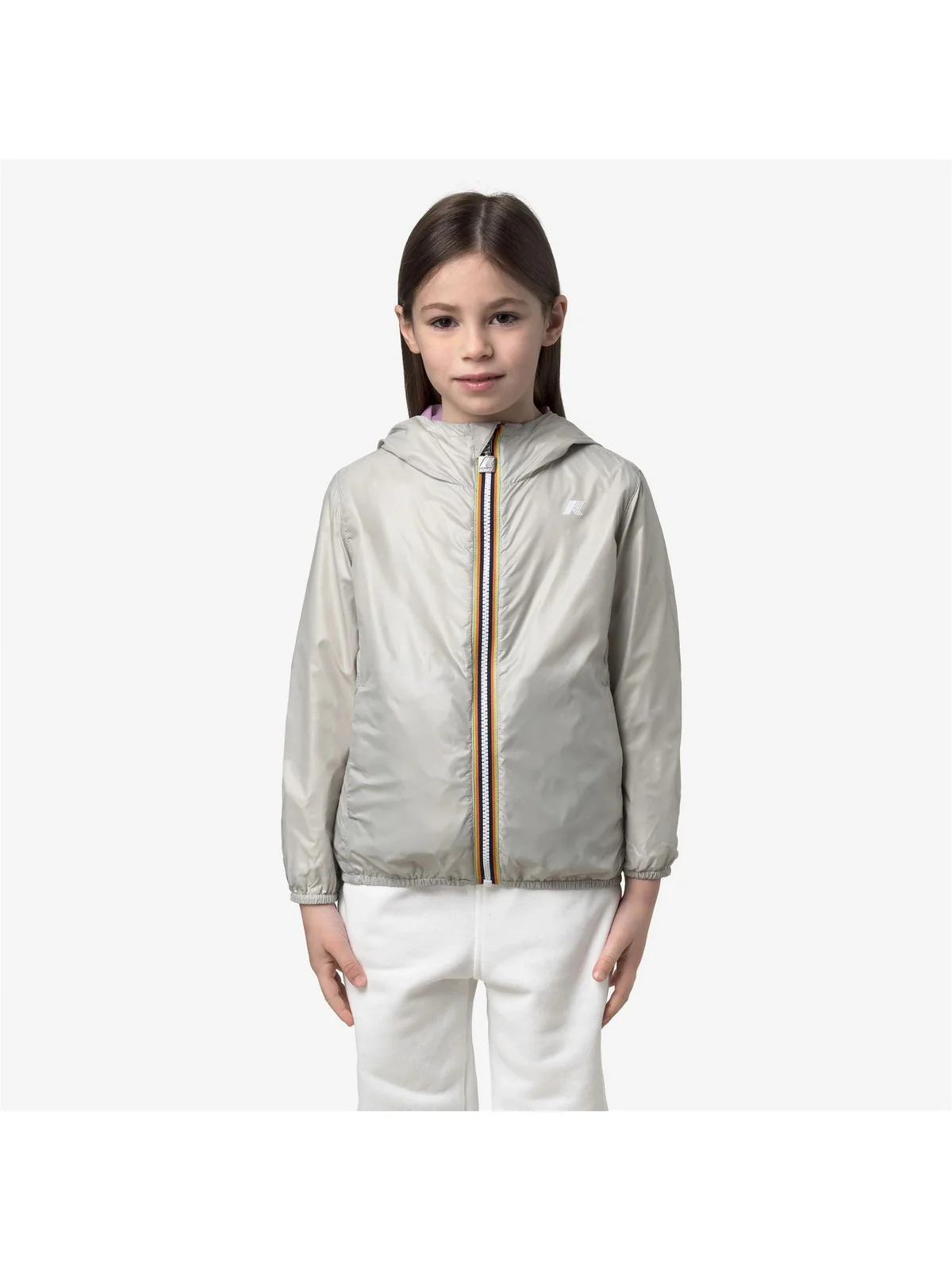 K-WAY KIDS Giubbino Bambine e ragazze P. LILY PLUS.2 DOUBLE K61313W C64 Violet Glicine - BEI - Image 6