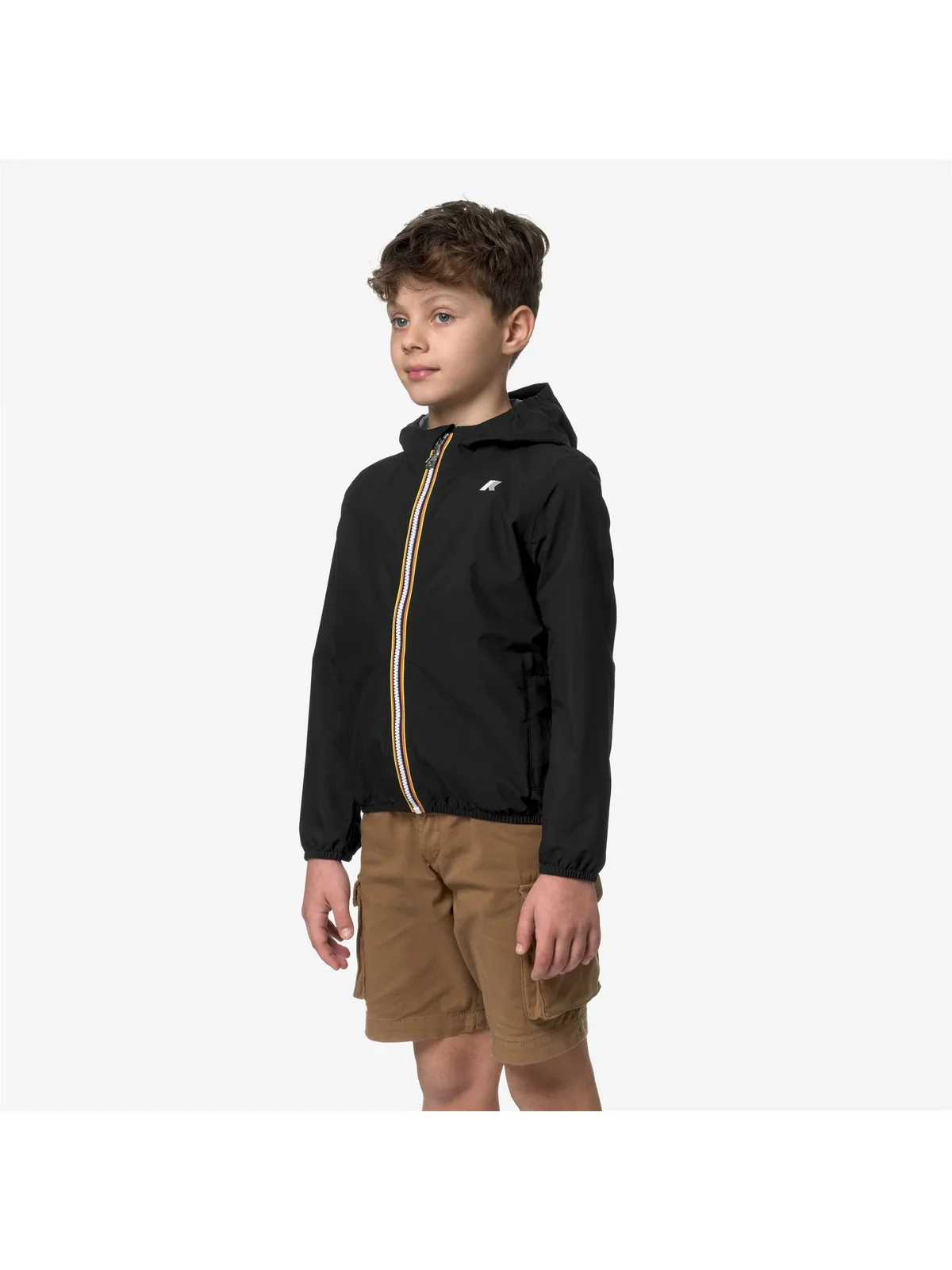 K-WAY KIDS Giubbino Bambini e ragazzi P. JACK STRETCH DOT K21371W USY BLACK PURE - Image 3