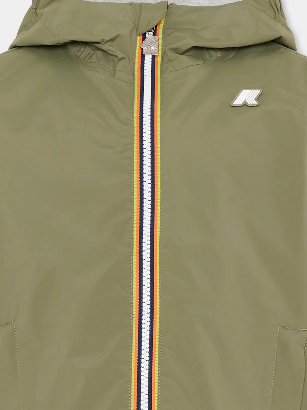K-WAY KIDS Giubbino Bambini e ragazzi P. JACK STRETCH NYLON JERSEY K41335W V15 Green Lichen - Image 2