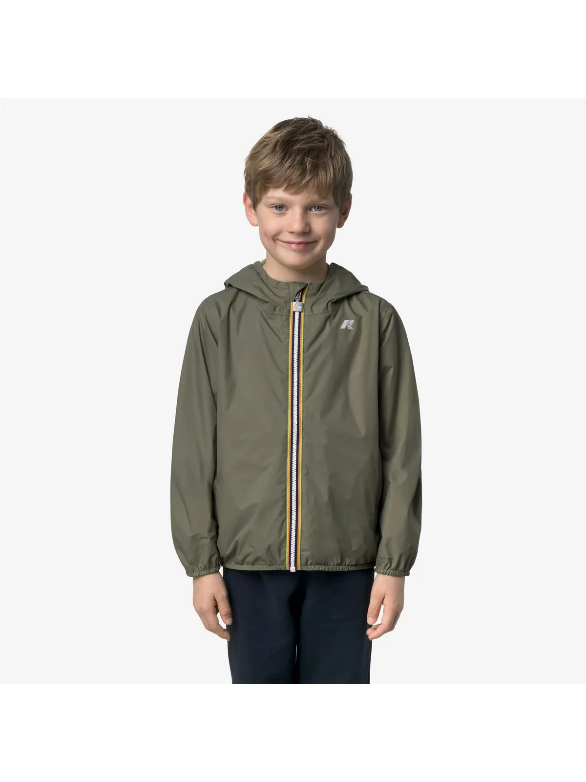 K-WAY KIDS Giubbino Bambini e ragazzi P. JAKE PLUS.2 DOUBLE K61314W C40 GREEN - LIME JACQUAR - Image 5