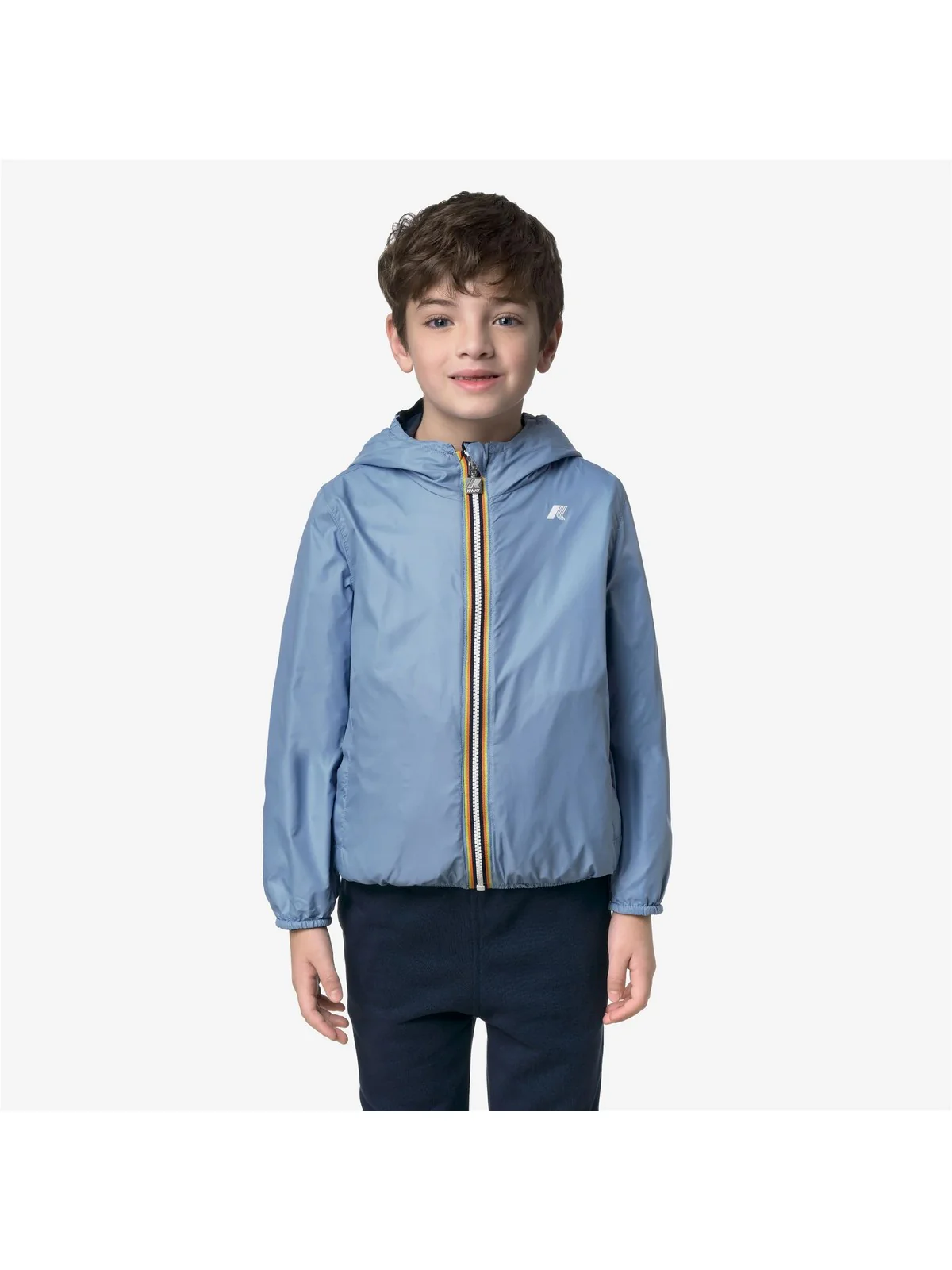 K-WAY KIDS Giubbino Bambini e ragazzi P. JAKE PLUS.2 DOUBLE K61314W C52 Blue Insignia - Blue - Image 6