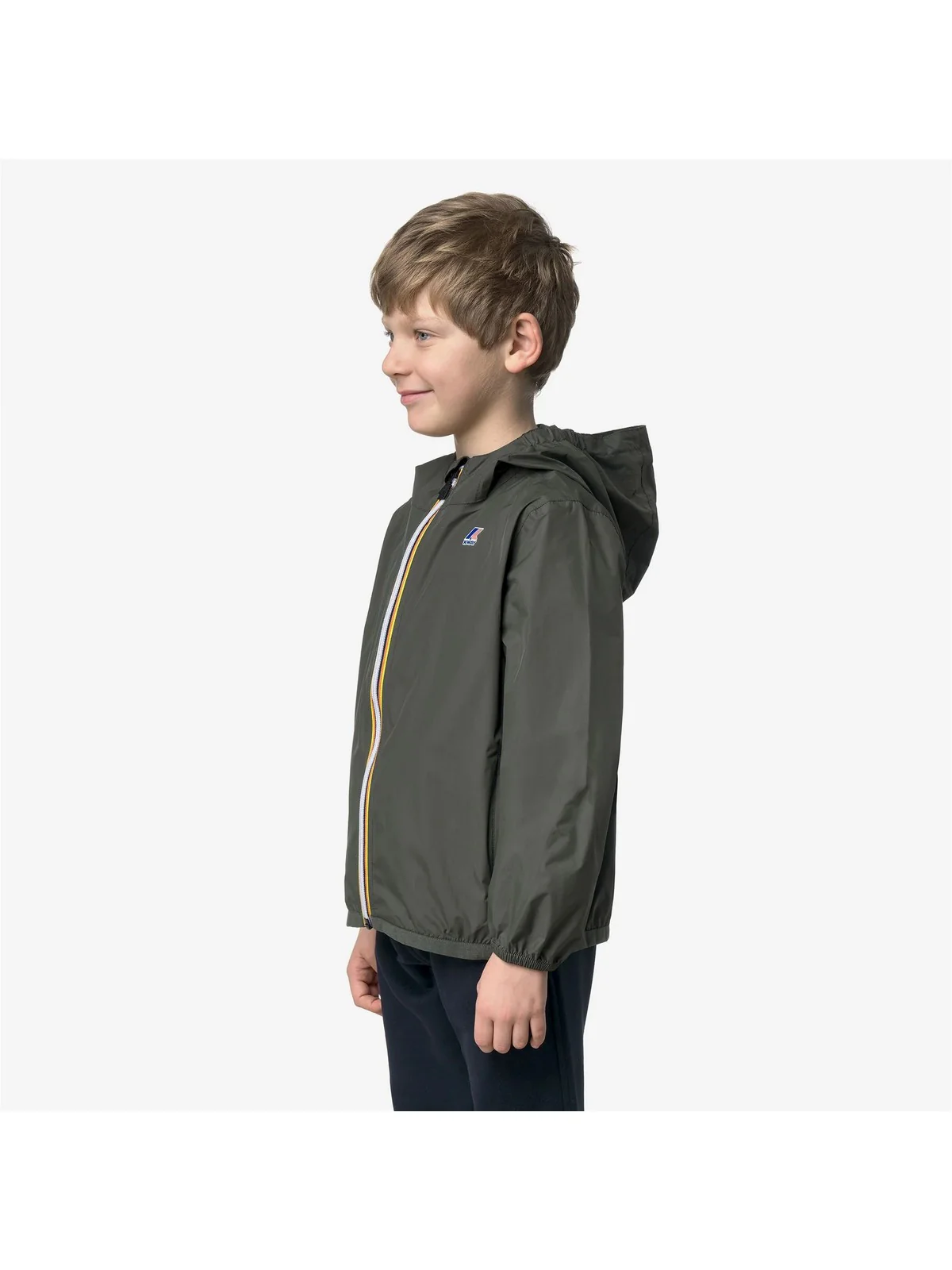 K-WAY KIDS Giubbino Bambini e ragazzi P. LE VRAI 4.0 CLAUDE K61336W WMR GREEN BLACKISH - Image 3