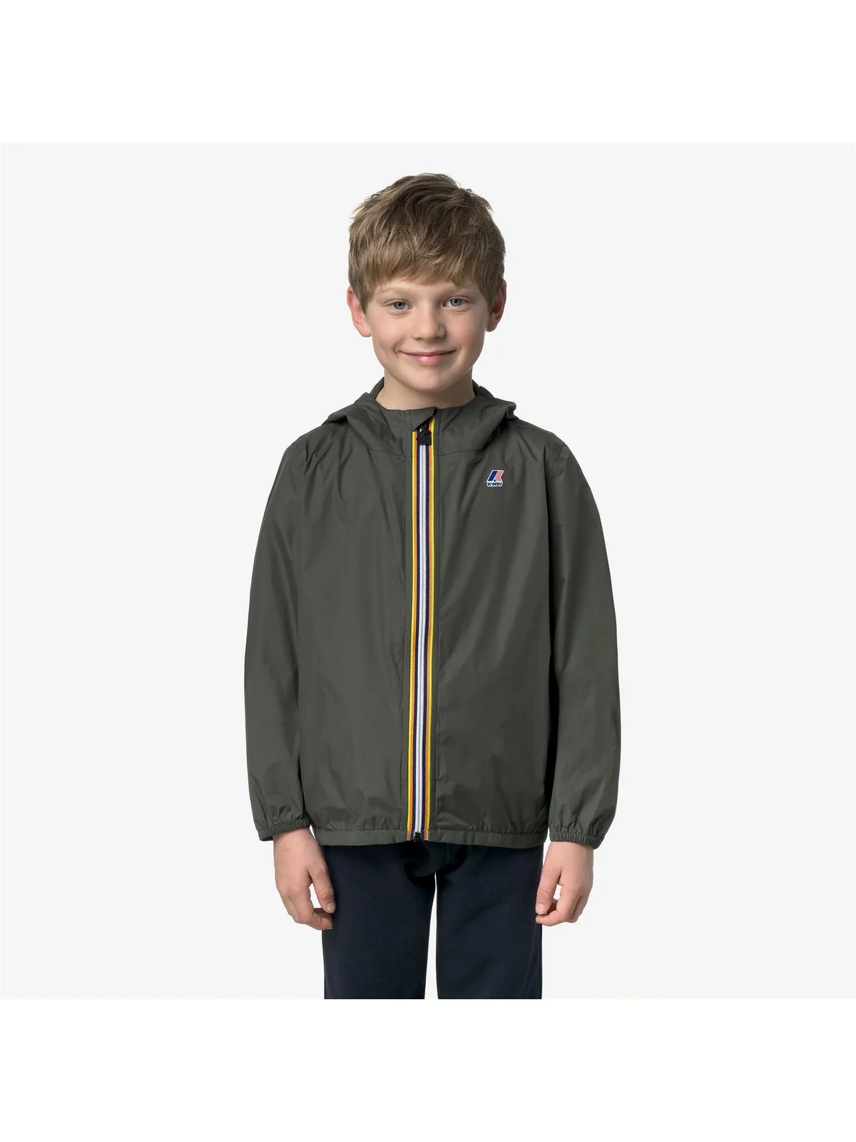 K-WAY KIDS Giubbino Bambini e ragazzi P. LE VRAI 4.0 CLAUDE K61336W WMR GREEN BLACKISH - Image 4