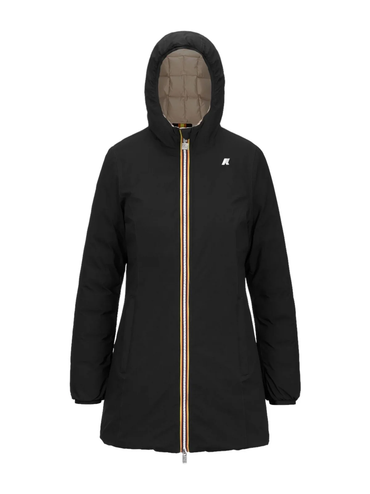 K-WAY Giubbino Donna DENISE ST THERMO DOUBLE K8134CW AU7 Nero - Image 2