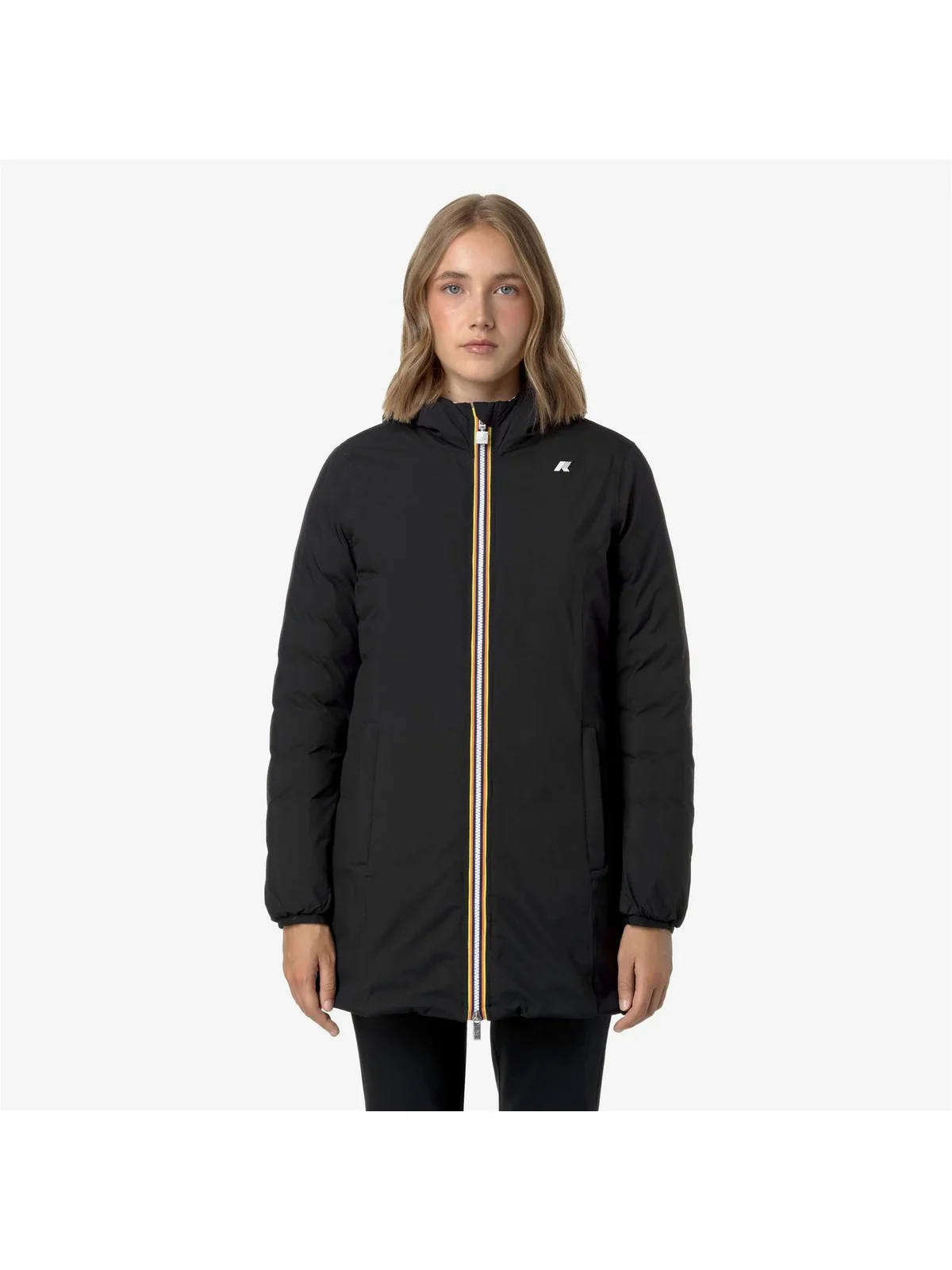 K-WAY Giubbino Donna DENISE ST THERMO DOUBLE K8134CW AU7 Nero - Image 5