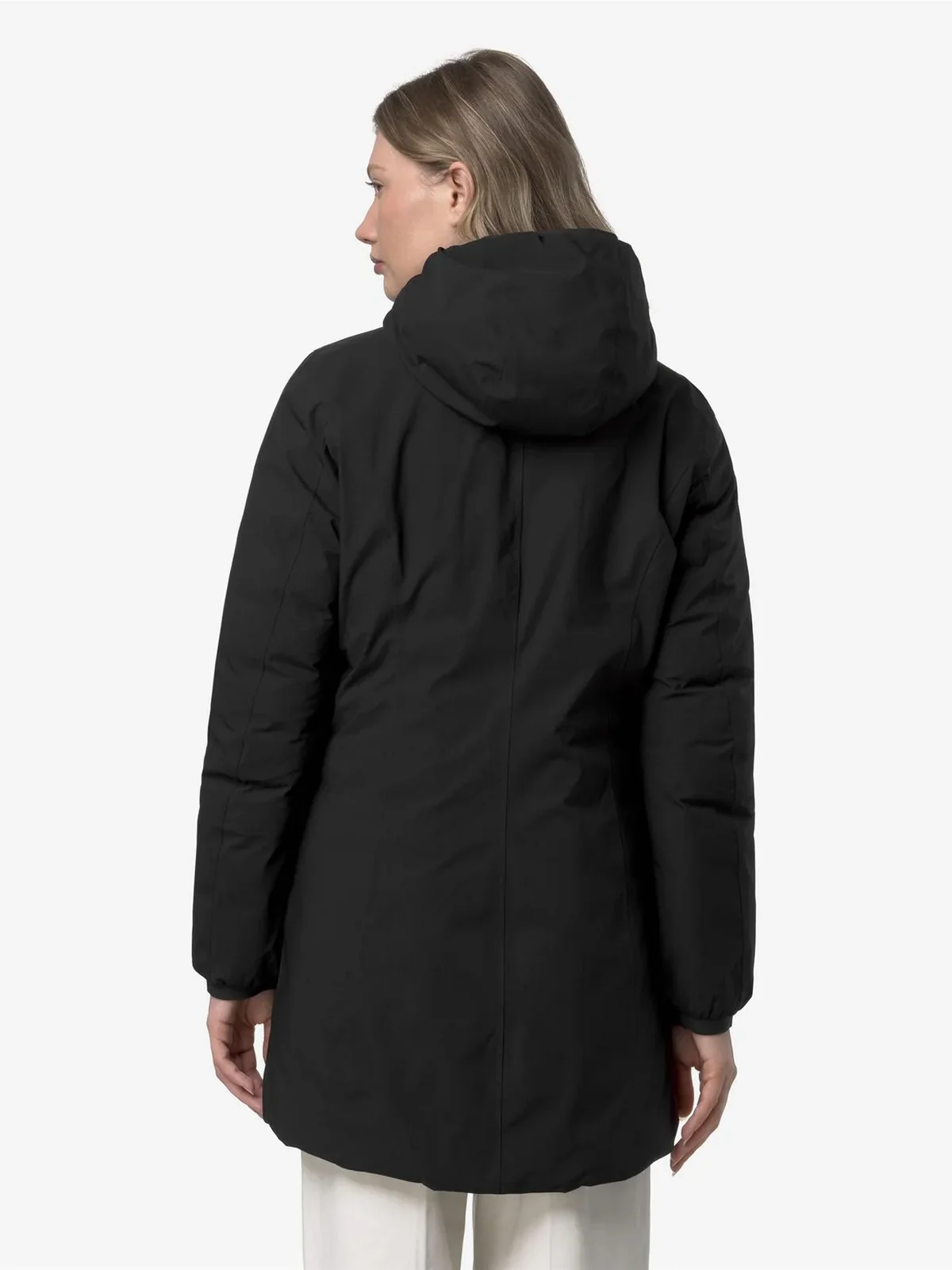 K-WAY Giubbino Donna DENISE ST THERMO DOUBLE K8134CW BC9 Black Pure - Beige C - Image 3