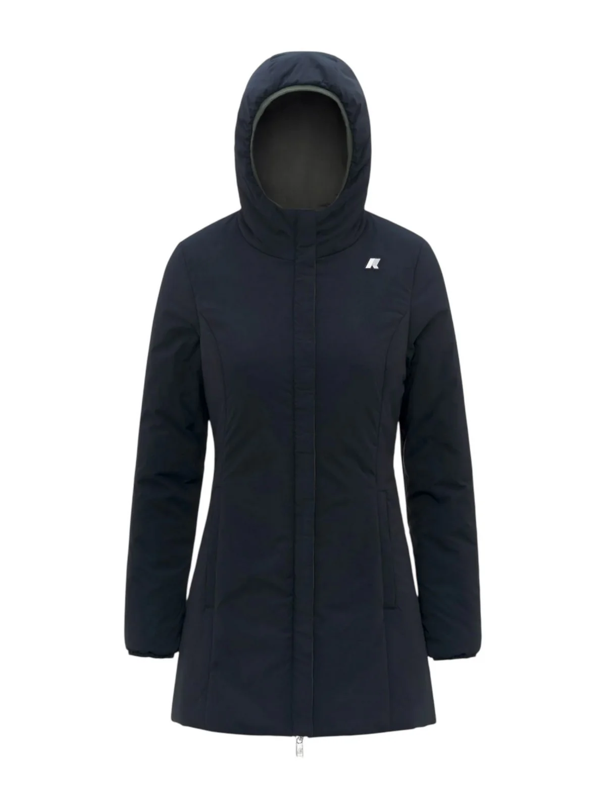 K-WAY Giubbino Donna DENISE ST WARM DOUBLE K6128UW AF0 GREEN BLACKISH-BLUE DEPTH - Image 2
