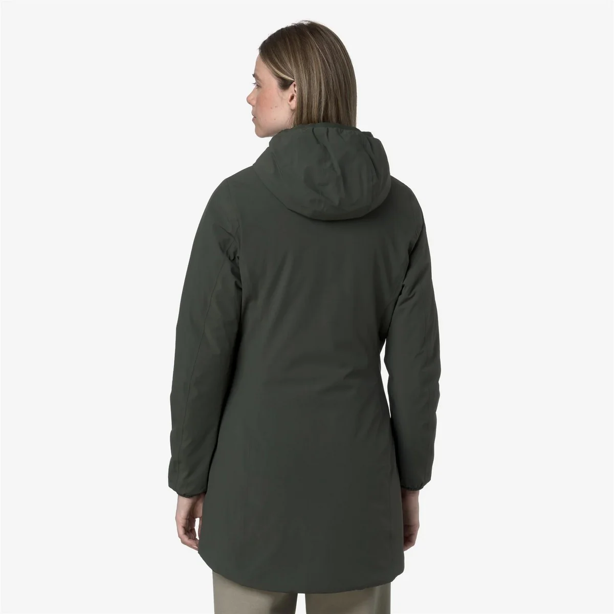 K-WAY Giubbino Donna DENISE ST WARM DOUBLE K6128UW AF0 GREEN BLACKISH-BLUE DEPTH - Image 3