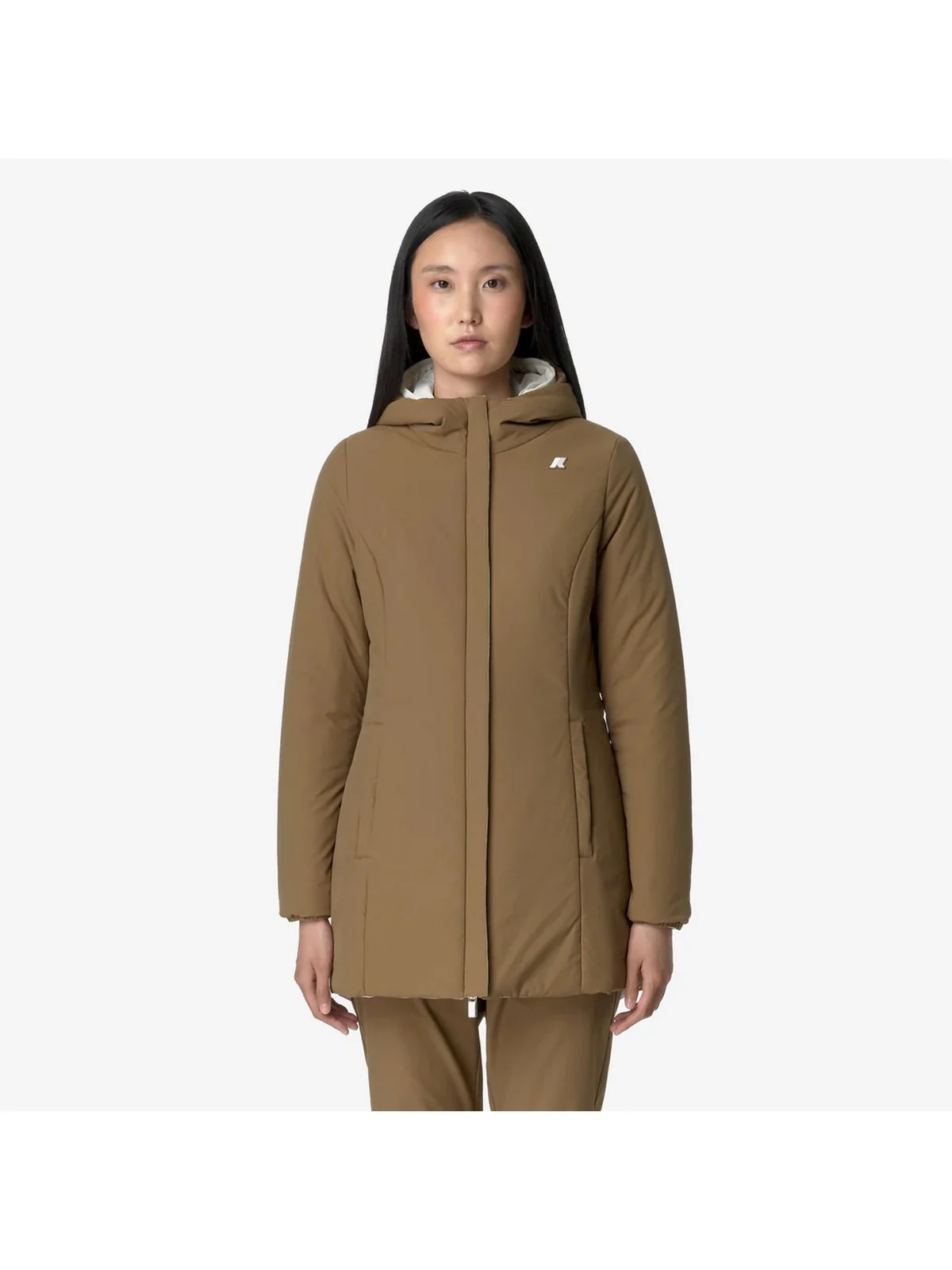 K-WAY Giubbino Donna DENISE ST WARM DOUBLE K6128UW ASI Bianco - Image 3