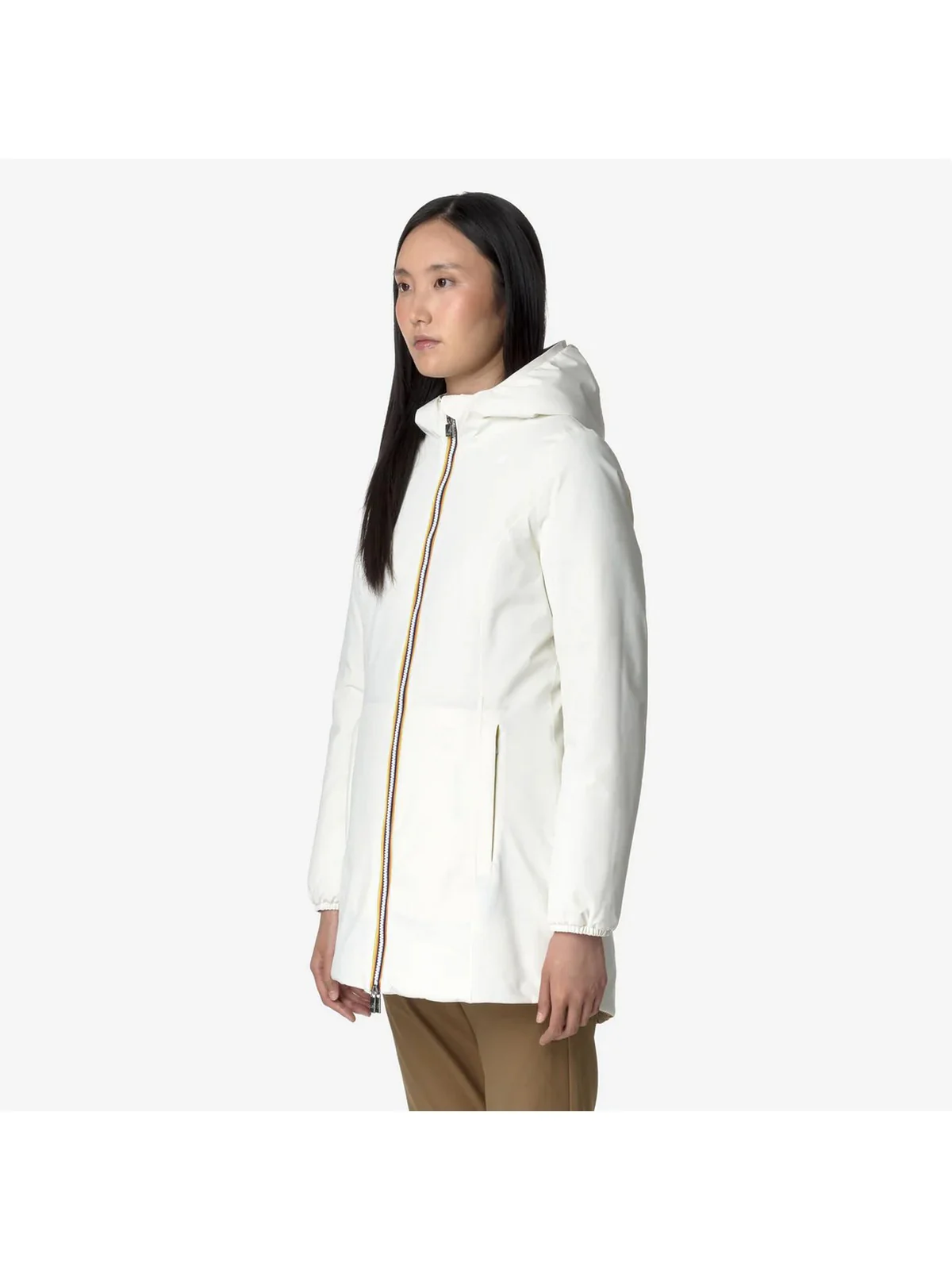 K-WAY Giubbino Donna DENISE ST WARM DOUBLE K6128UW ASI Bianco - Image 4