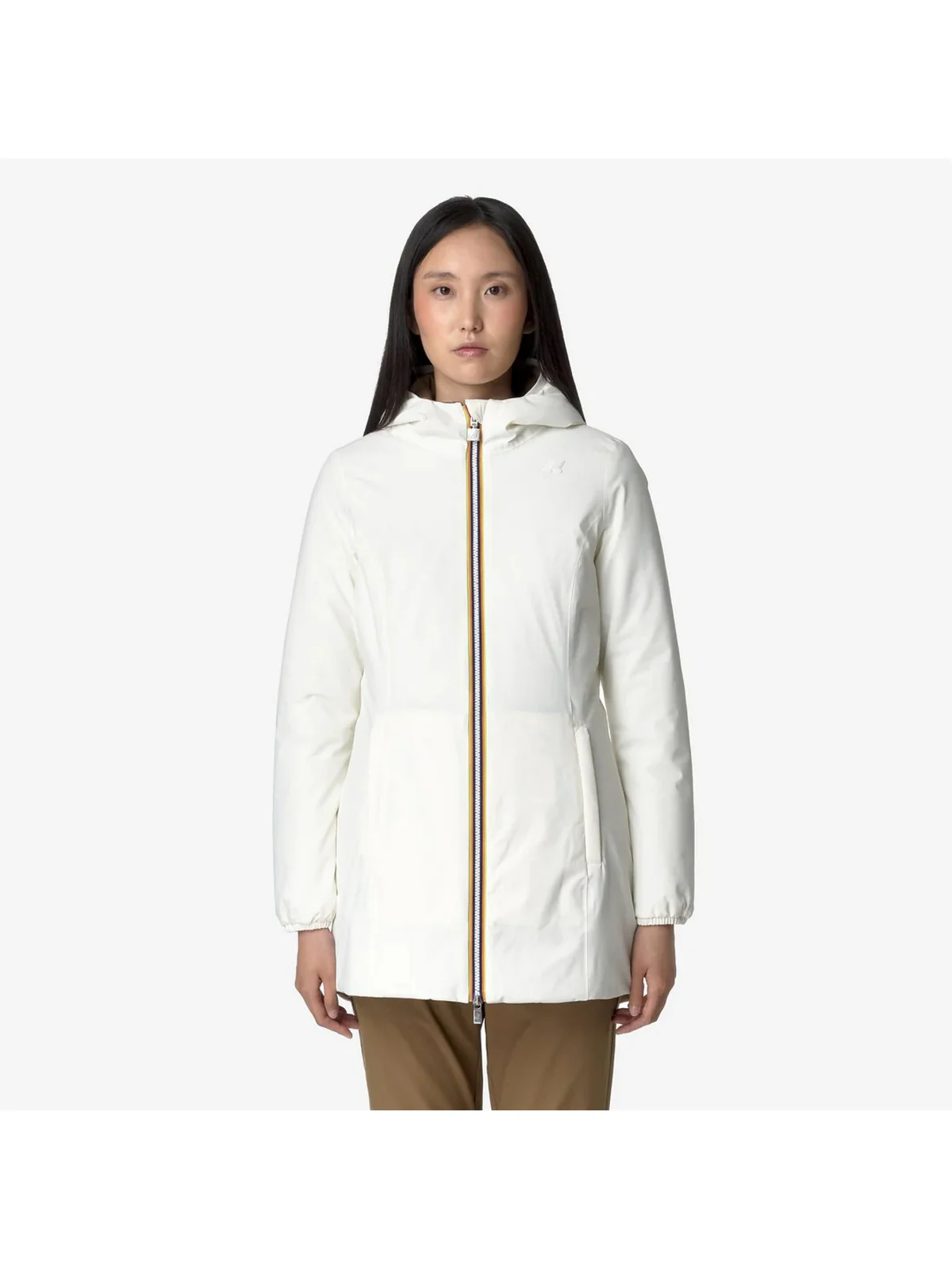 K-WAY Giubbino Donna DENISE ST WARM DOUBLE K6128UW ASI Bianco - Image 6