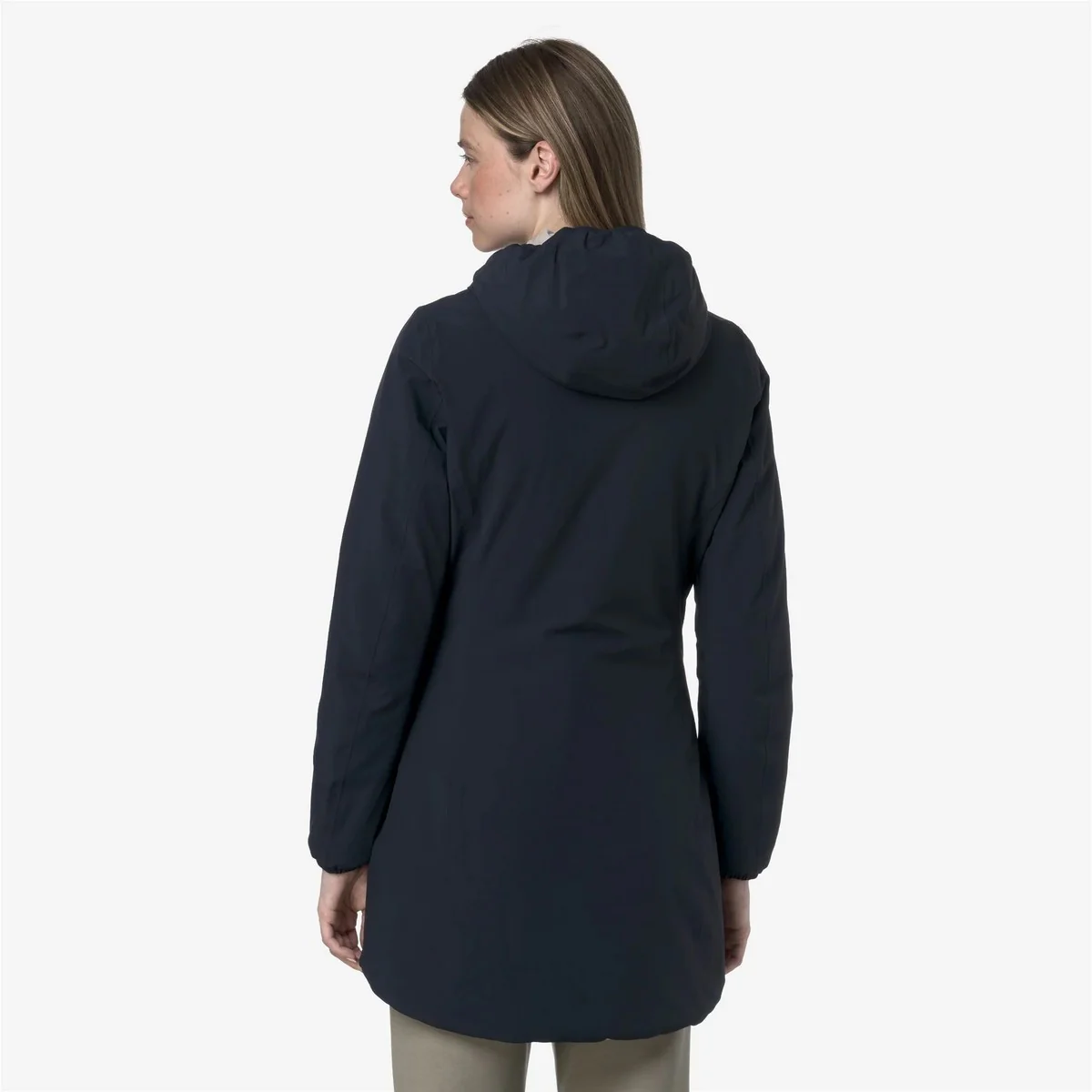 K-WAY Giubbino Donna DENISE ST WARM DOUBLE K6128UW BBC Blue Depth - Beige C - Image 3