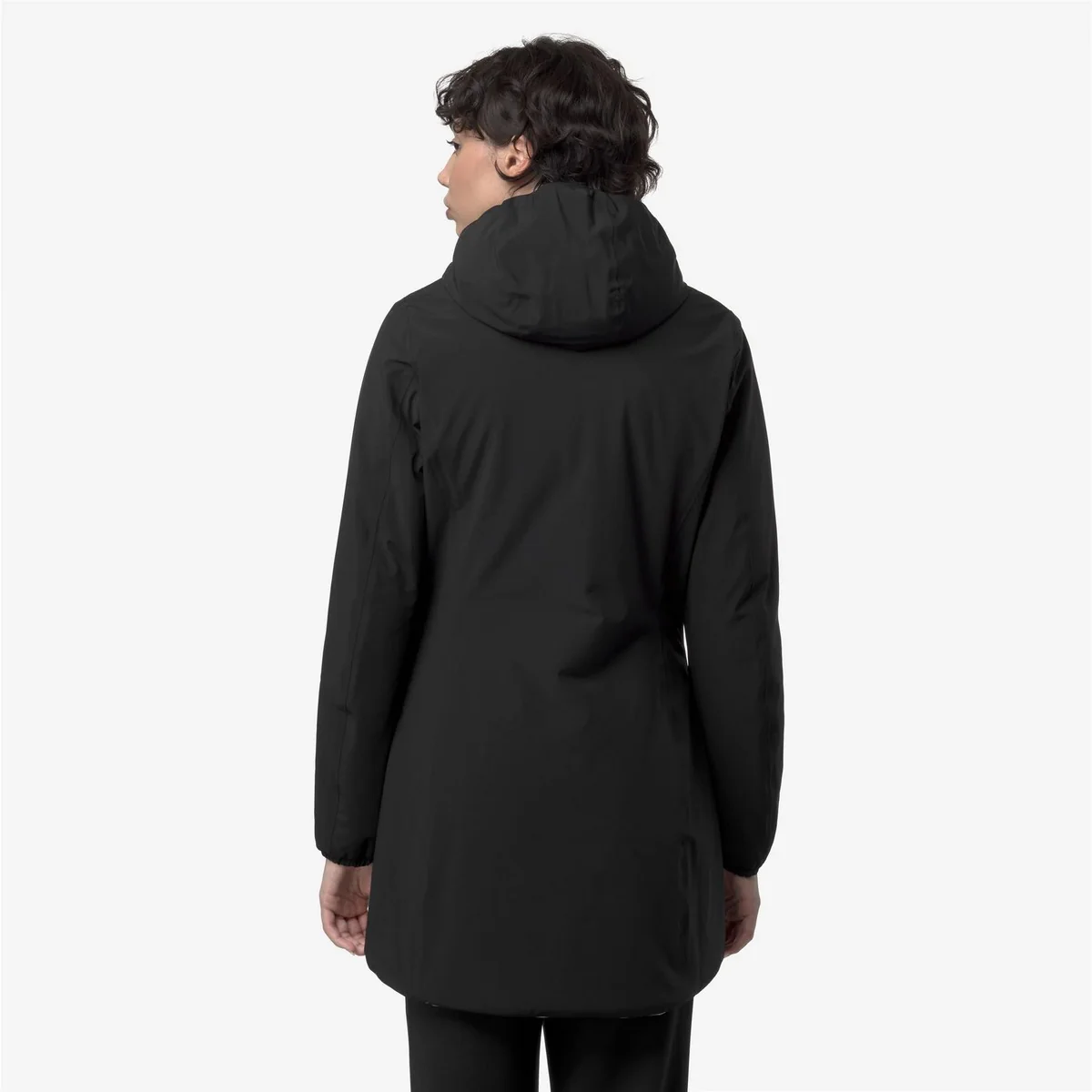 K-WAY Giubbino Donna DENISE ST WARM DOUBLE K6128UW BC9 Black Pure - Beige C - Image 3