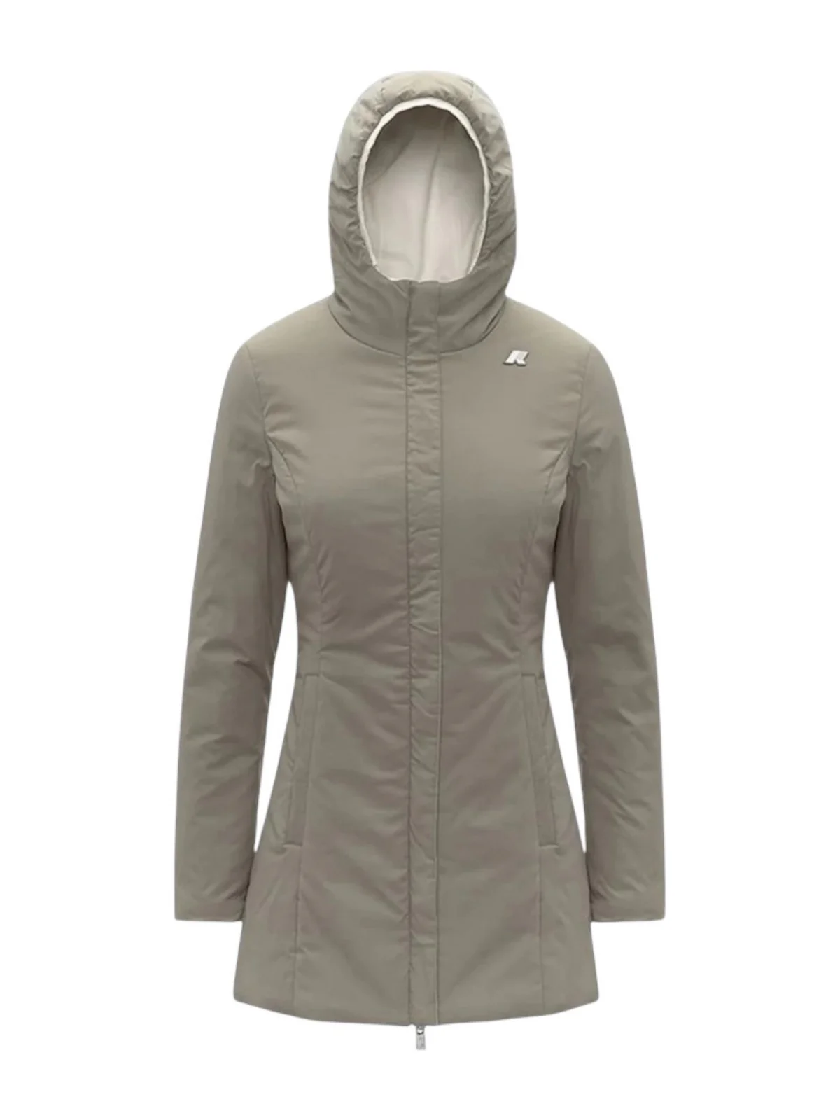 K-WAY Giubbino Donna DENISE ST WARM DOUBLE K6128UW BCD White Gardenia - Gre - Image 2