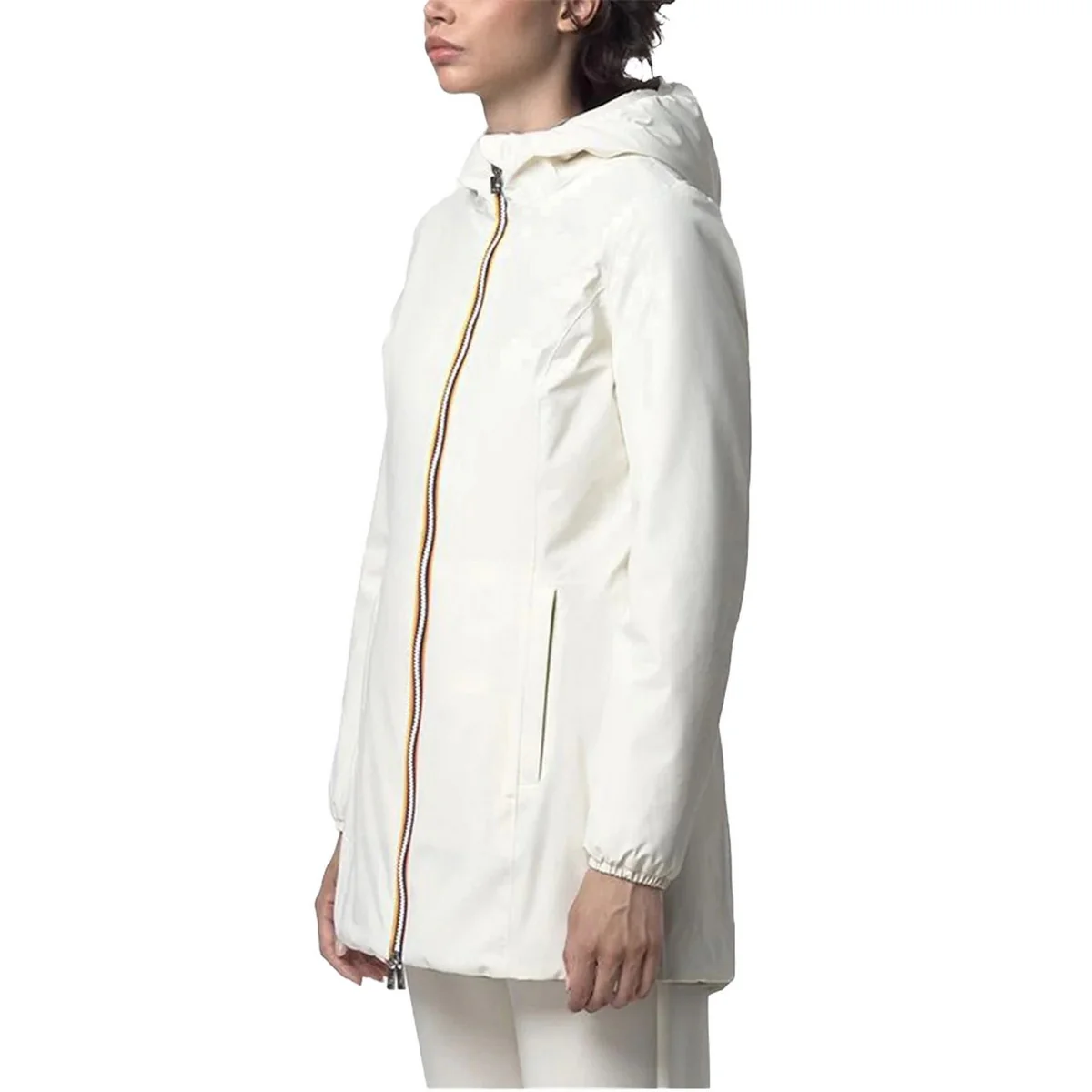 K-WAY Giubbino Donna DENISE ST WARM DOUBLE K6128UW BCD White Gardenia - Gre - Image 4
