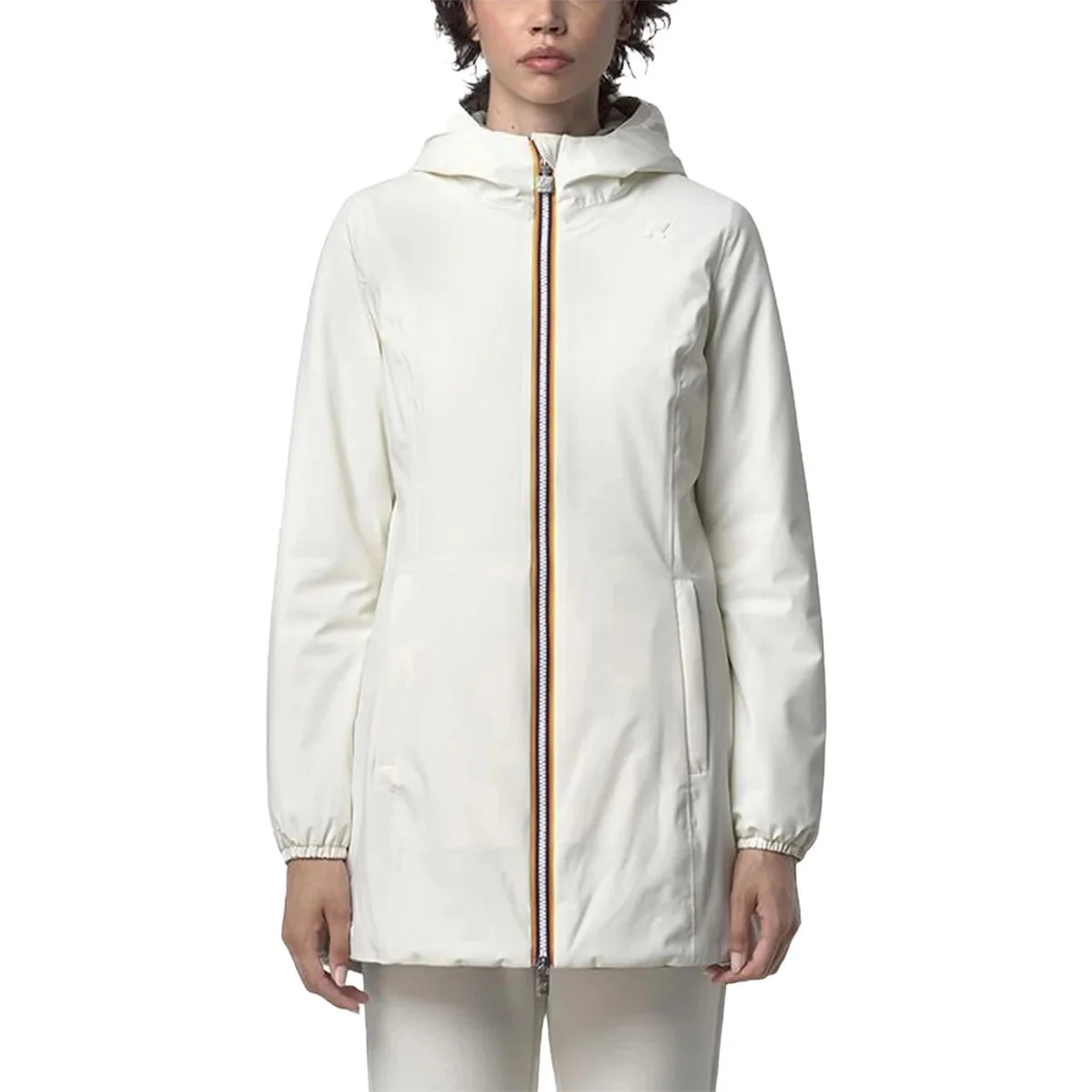 K-WAY Giubbino Donna DENISE ST WARM DOUBLE K6128UW BCD White Gardenia - Gre - Image 5