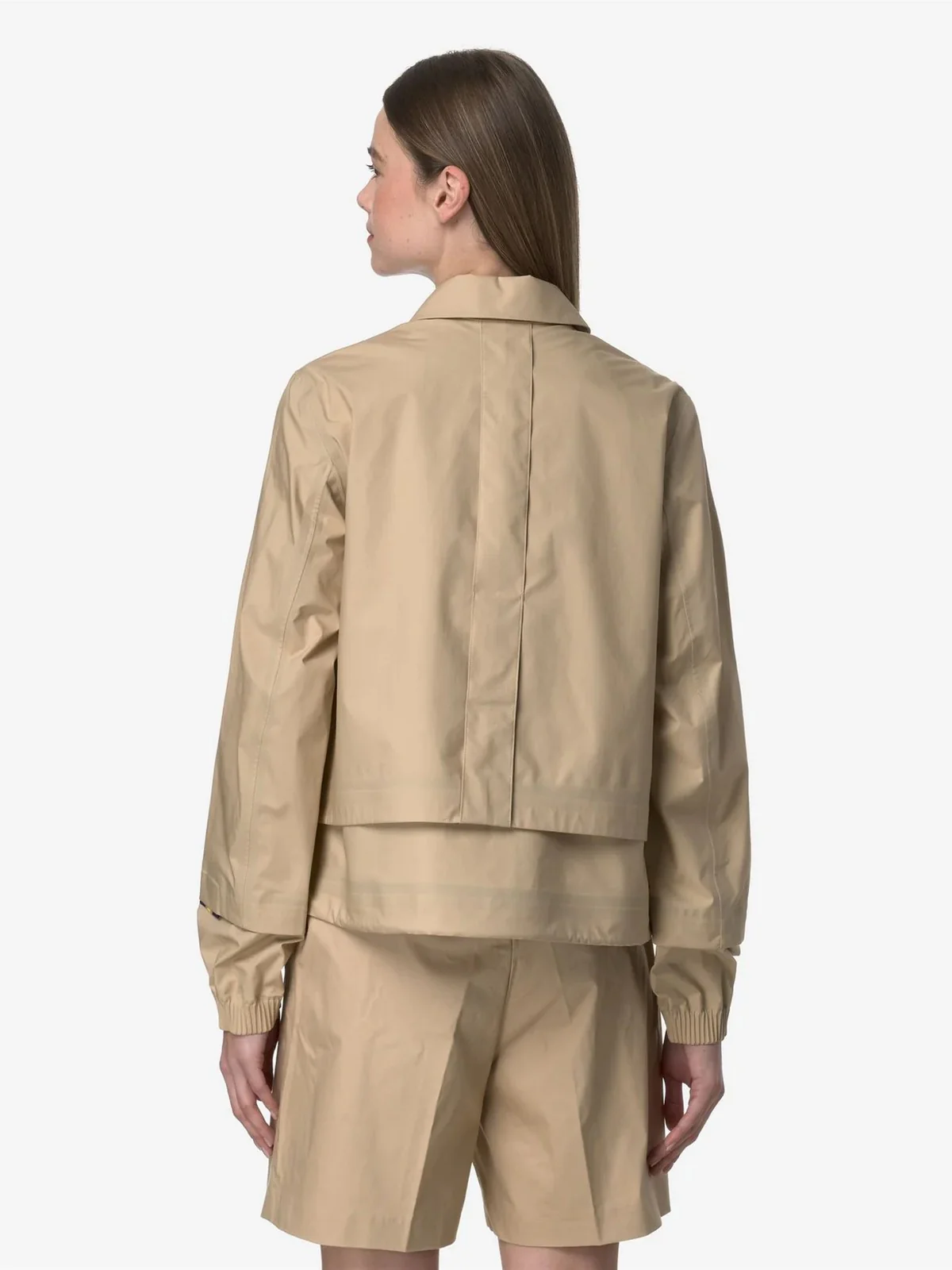 K-WAY Giubbino Donna ISARTY 3L POPLIN K7132SW AZI Beige - Image 6