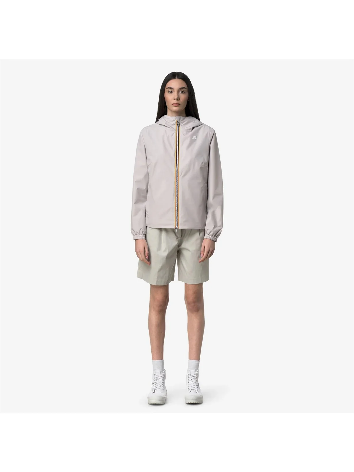 K-WAY Giubbino Donna LIL 2.0 STRETCH POLY JERSEY K21347W 634 BEIGE LT - Image 3