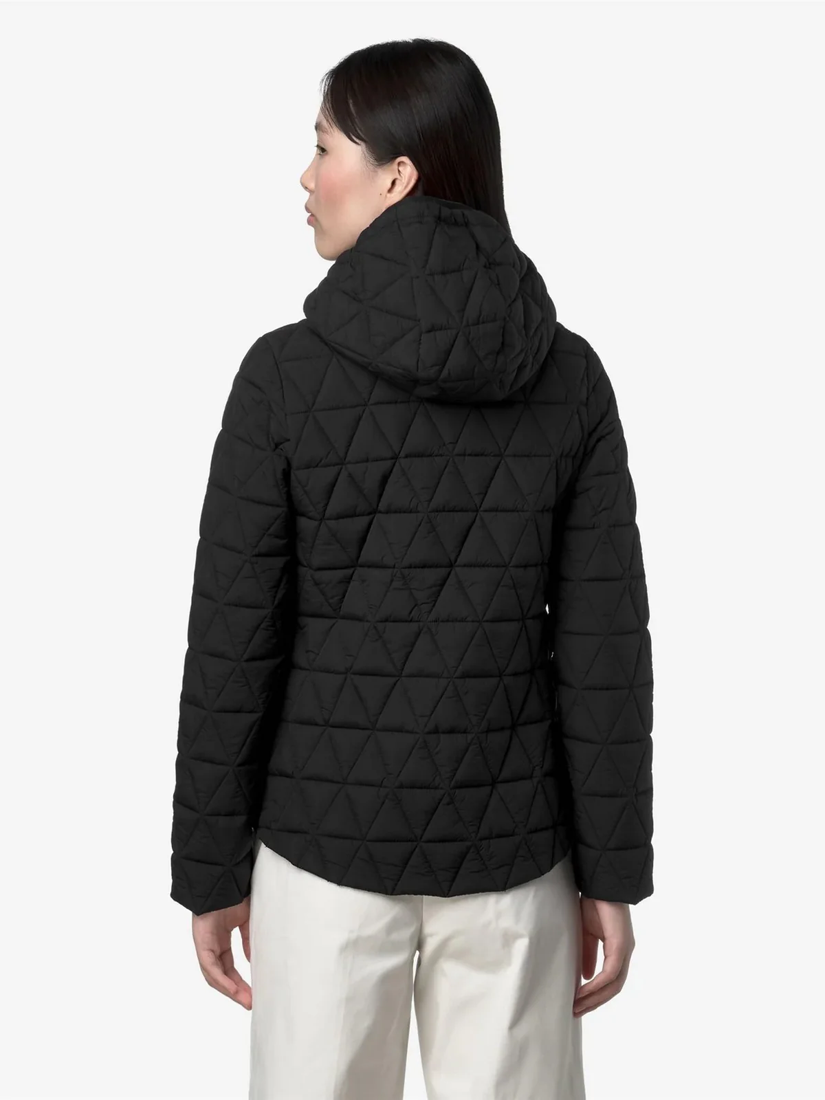 K-WAY Giubbino Donna LIL DIAMOND QUILTED WARM K2136EW USY BLACK PURE - Image 2