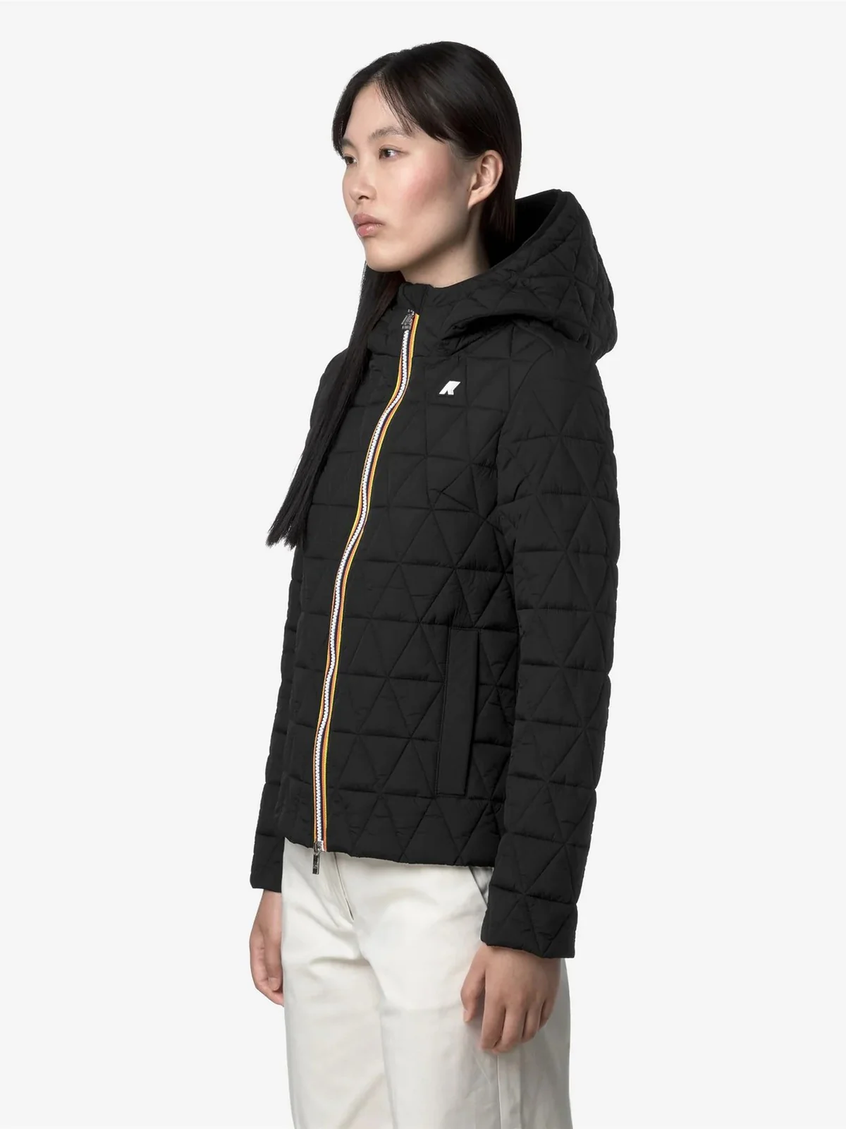 K-WAY Giubbino Donna LIL DIAMOND QUILTED WARM K2136EW USY BLACK PURE - Image 3