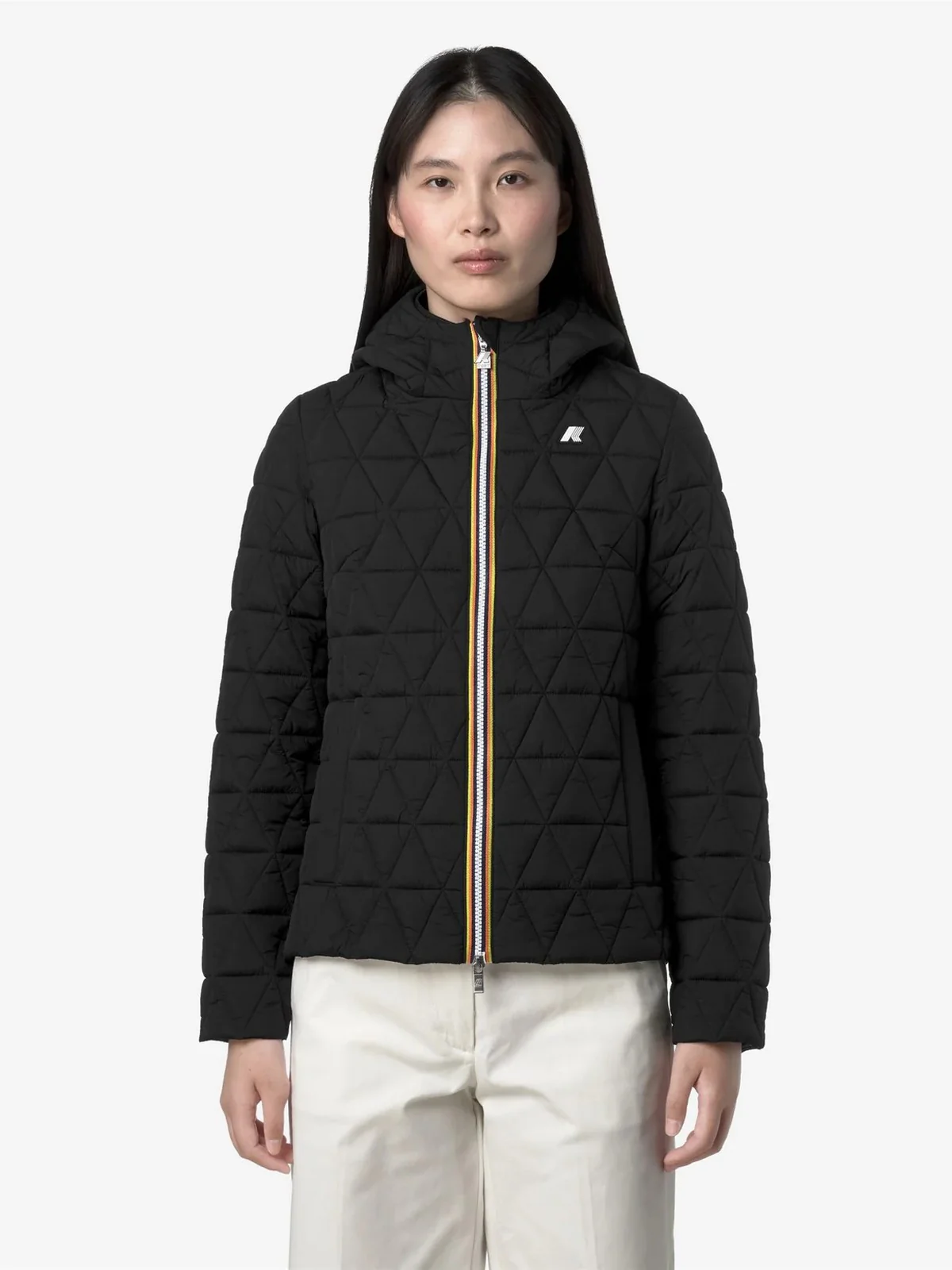 K-WAY Giubbino Donna LIL DIAMOND QUILTED WARM K2136EW USY BLACK PURE - Image 4