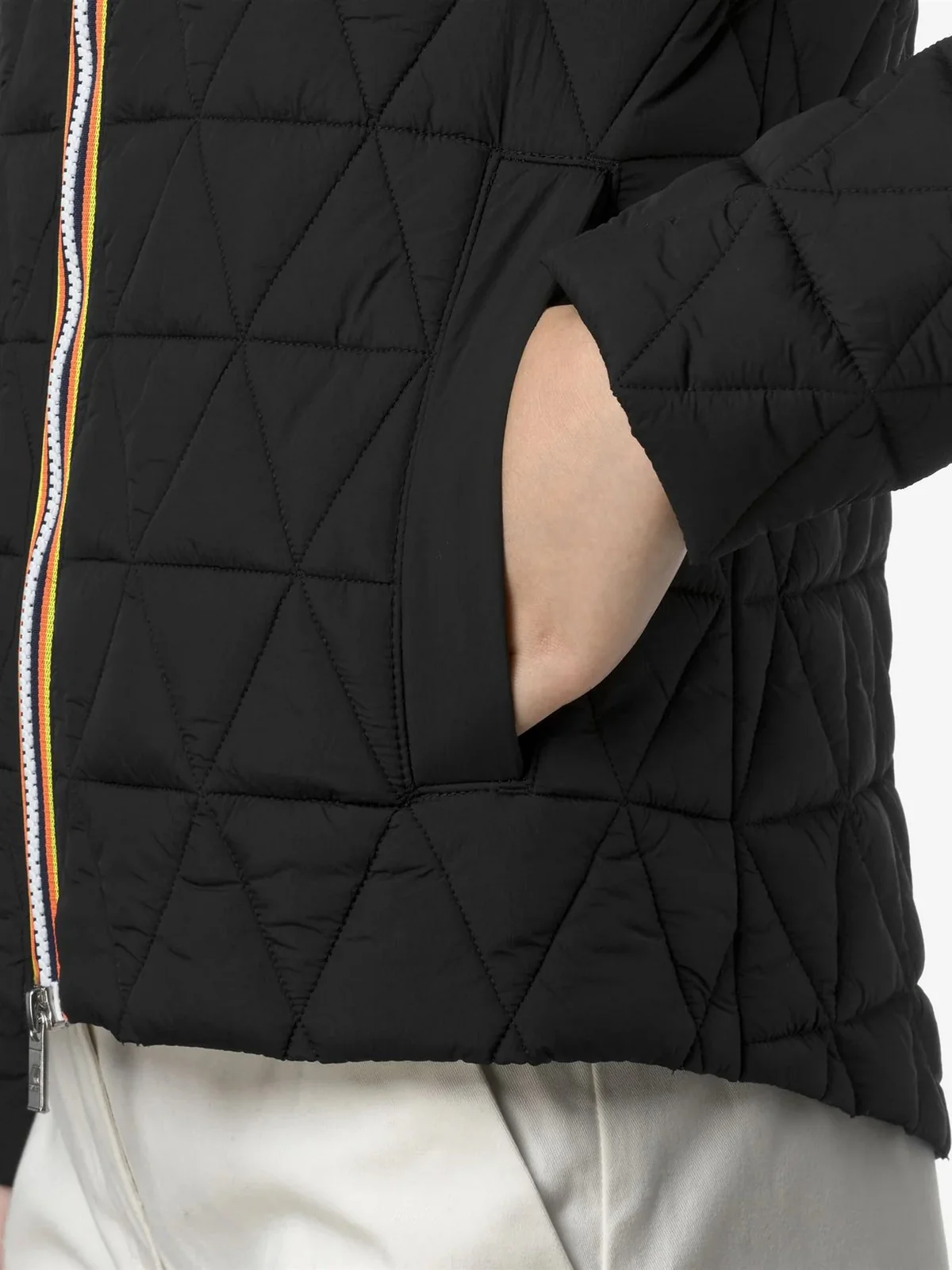 K-WAY Giubbino Donna LIL DIAMOND QUILTED WARM K2136EW USY BLACK PURE - Image 5
