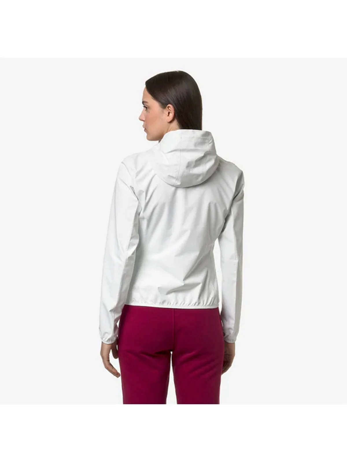 K-WAY Giubbino Donna Lily Eco Stretch Dot K5127LW 001 Bianco - Image 4