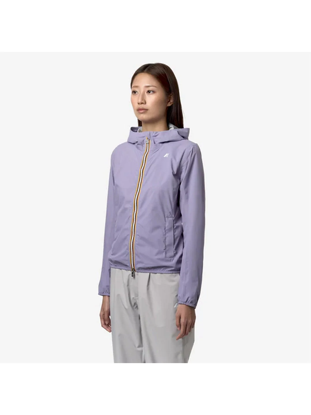 K-WAY Giubbino Donna Lily Eco Stretch Dot K5127LW 721 Viola - Image 4