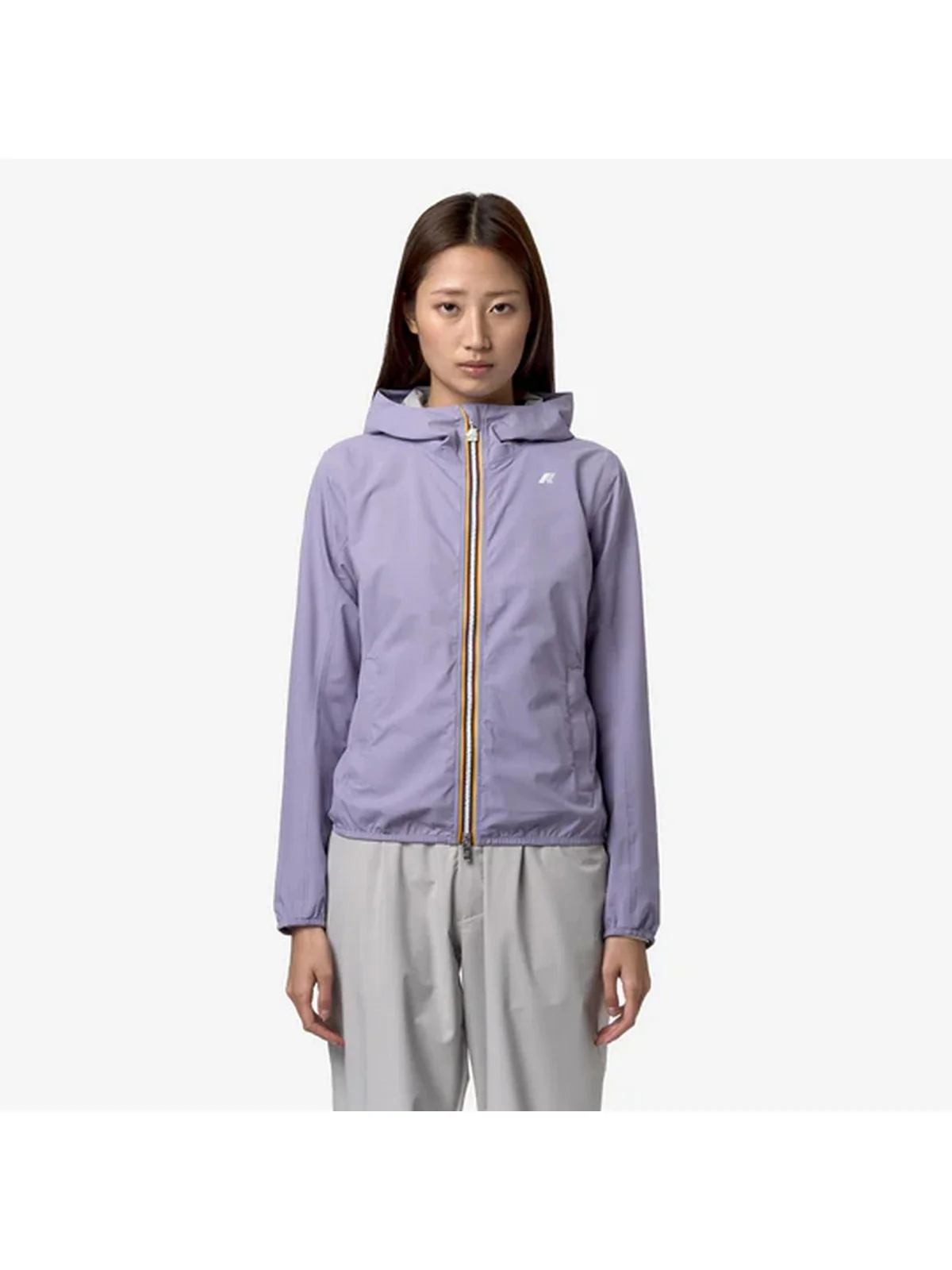 K-WAY Giubbino Donna Lily Eco Stretch Dot K5127LW 721 Viola - Image 5