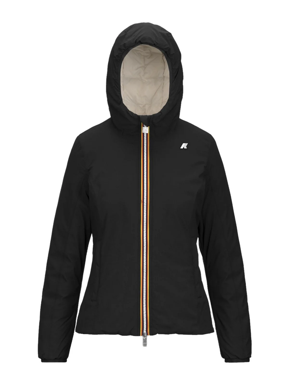 K-WAY Giubbino Donna LILY ST THERMO DOUBLE K8127XW ALR BLACK PURE - WHITE G