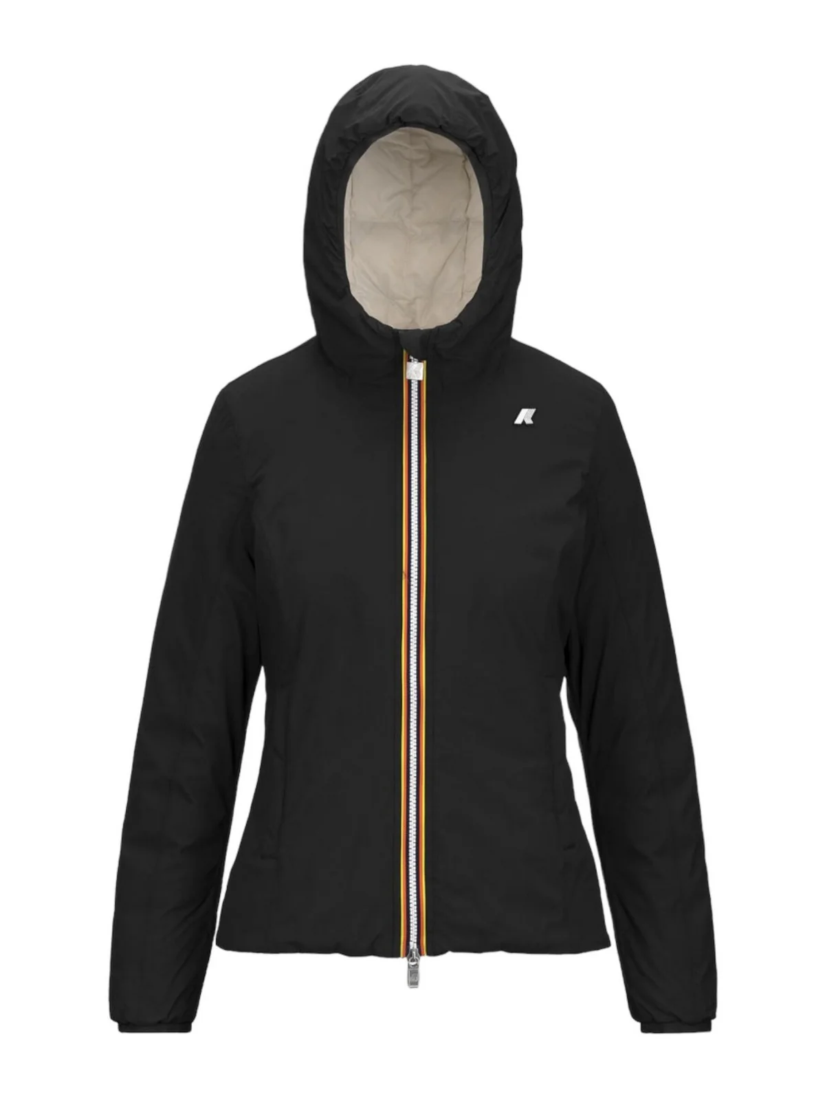 K-WAY Giubbino Donna LILY ST THERMO DOUBLE K8127XW ALR BLACK PURE - WHITE G - Image 3