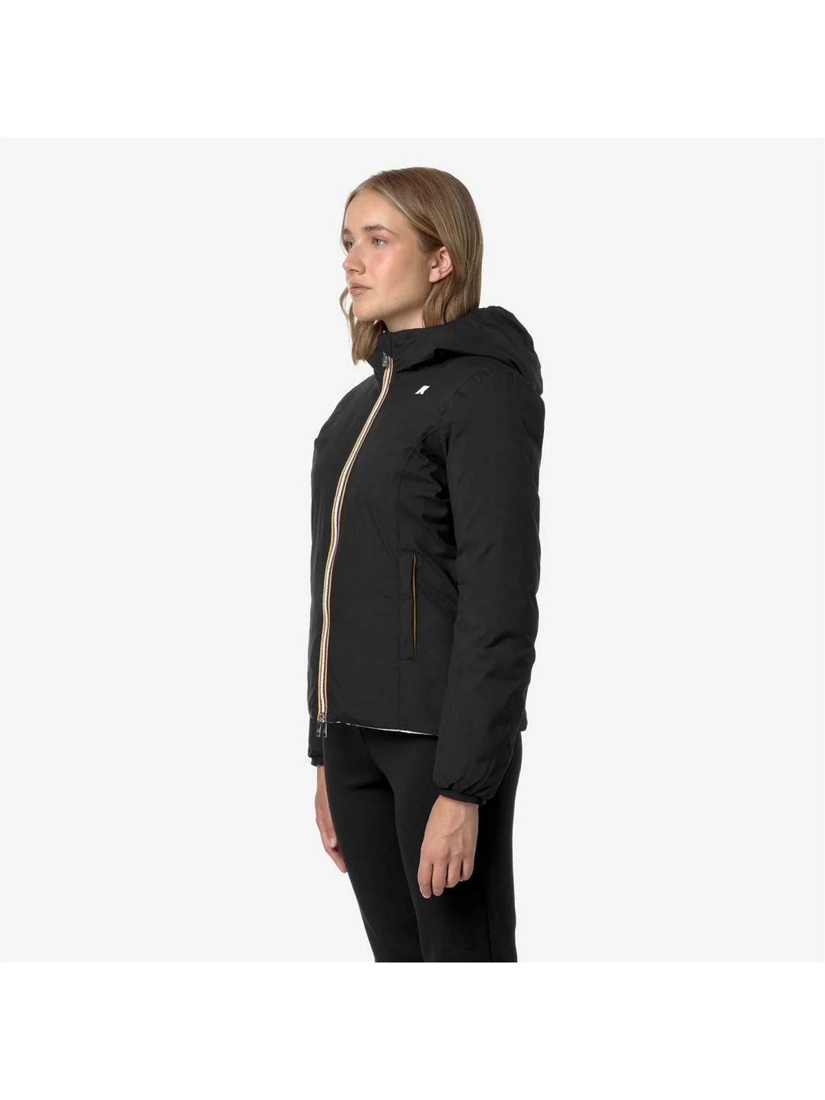K-WAY Giubbino Donna LILY ST THERMO DOUBLE K8127XW ALR BLACK PURE - WHITE G - Image 6
