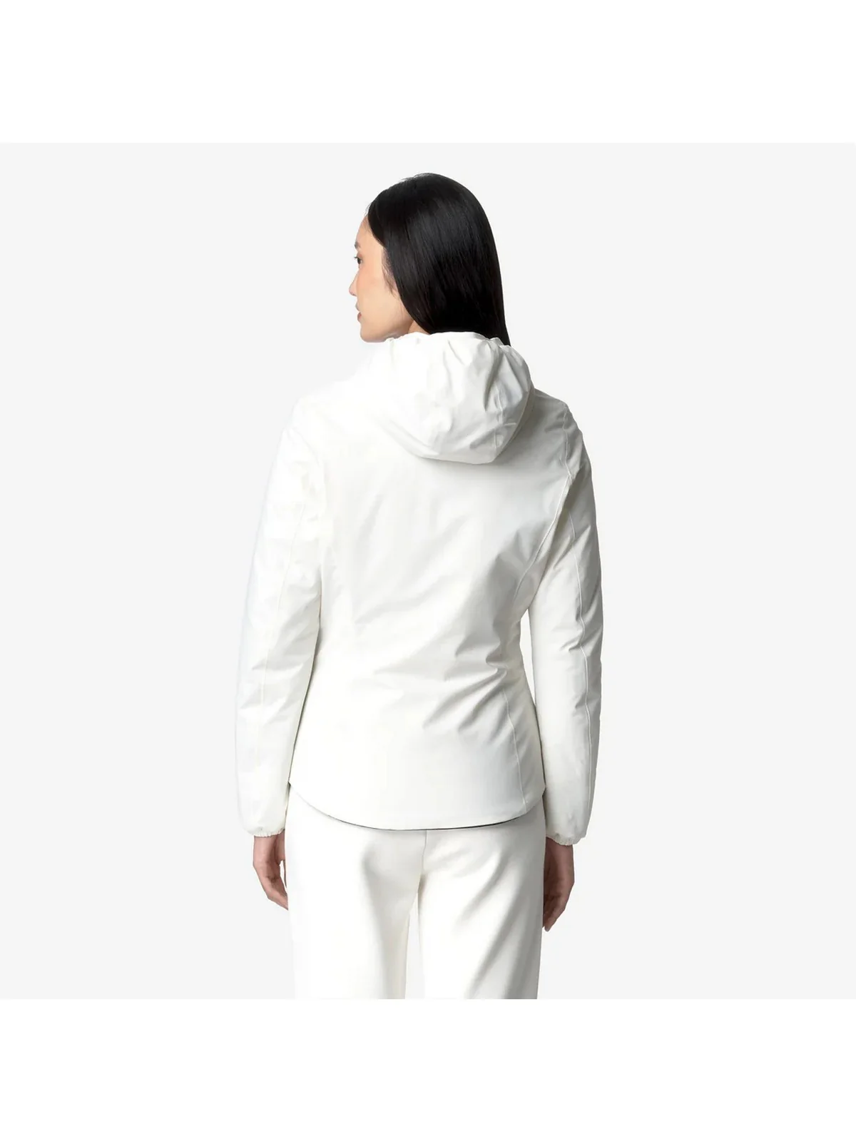 K-WAY Giubbino Donna LILY ST WARM DOUBLE K6128TW ALF WHITE GARDENIA - BLA - Image 5