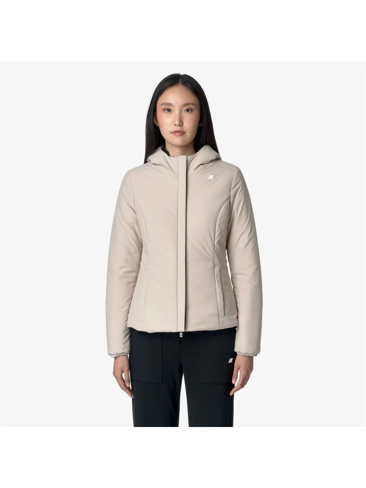 K-WAY Giubbino Donna LILY ST WARM DOUBLE K6128TW AU7 Nero - Image 4