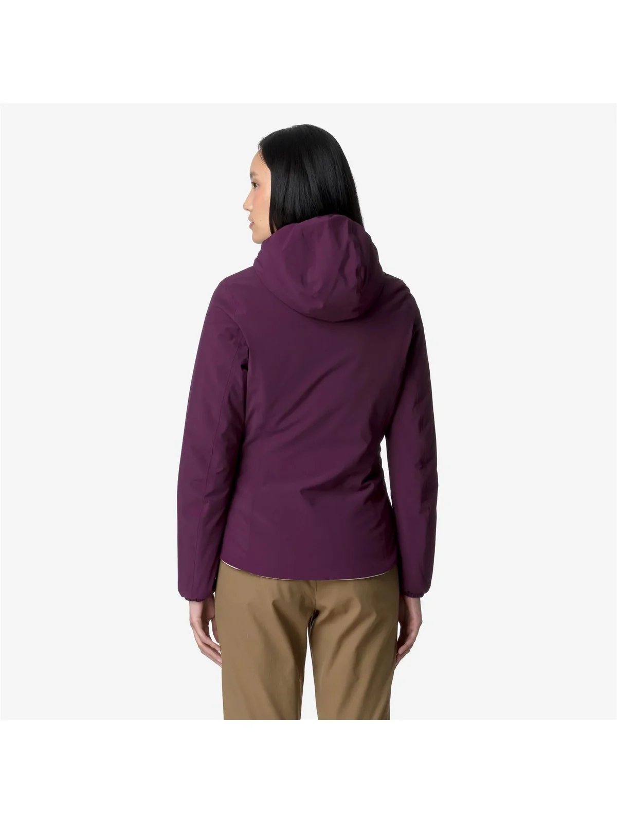 K-WAY Giubbino Donna LILY ST WARM DOUBLE K6128TW AU8 Viola - Image 3