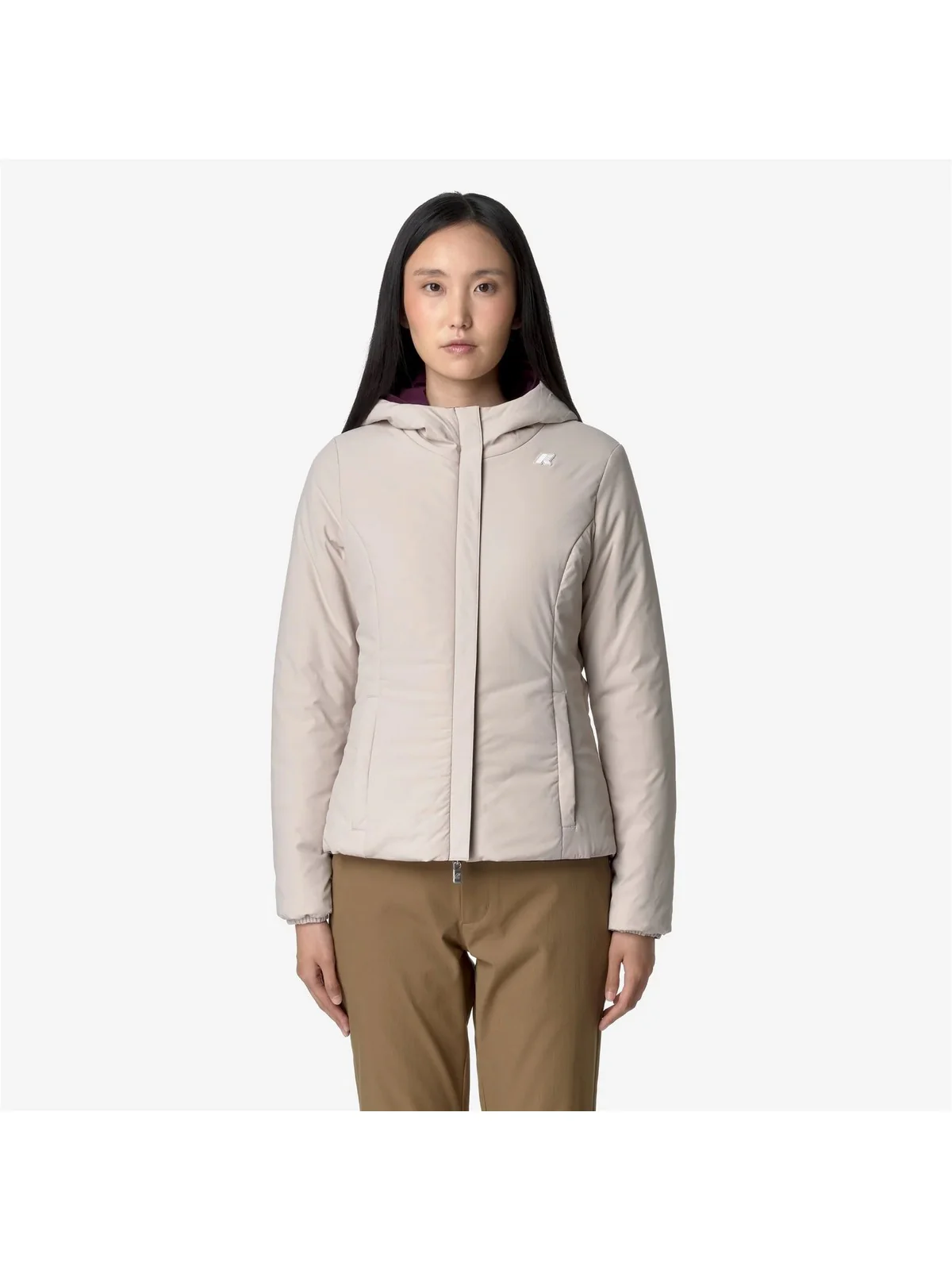 K-WAY Giubbino Donna LILY ST WARM DOUBLE K6128TW AU8 Viola - Image 5