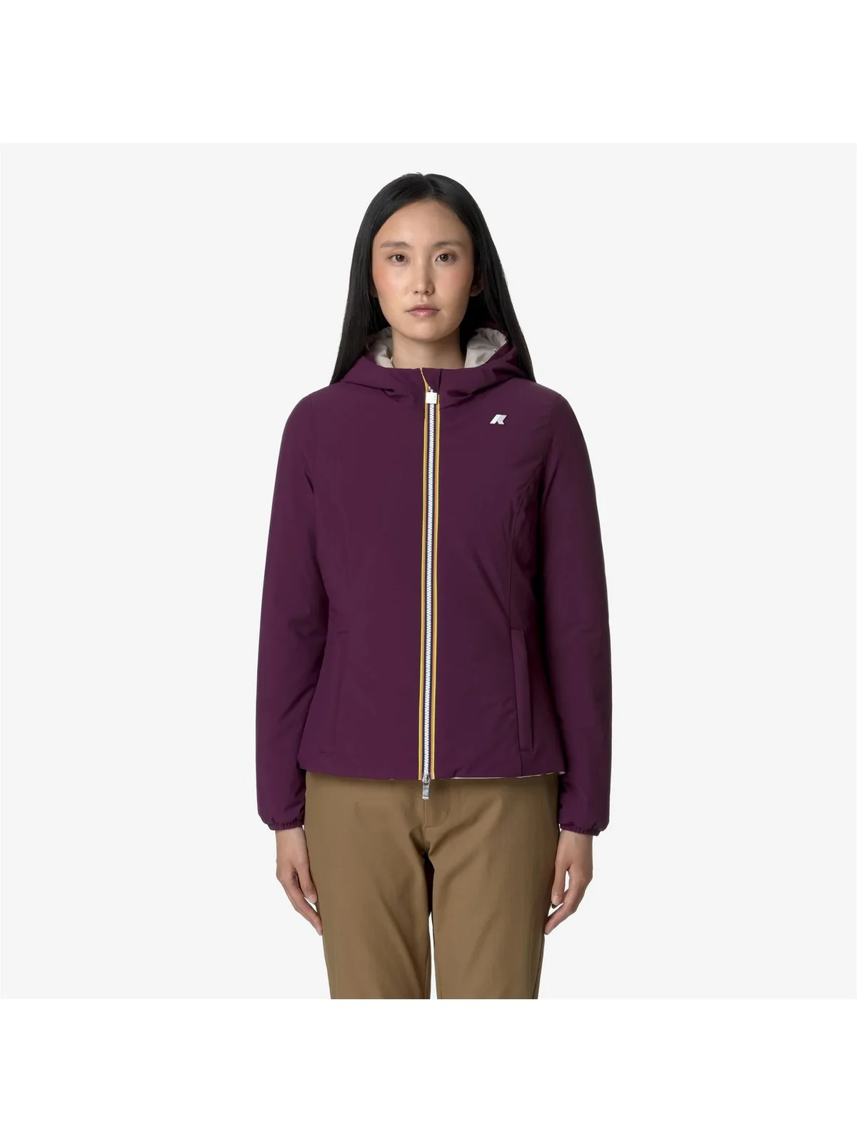 K-WAY Giubbino Donna LILY ST WARM DOUBLE K6128TW AU8 Viola - Image 6