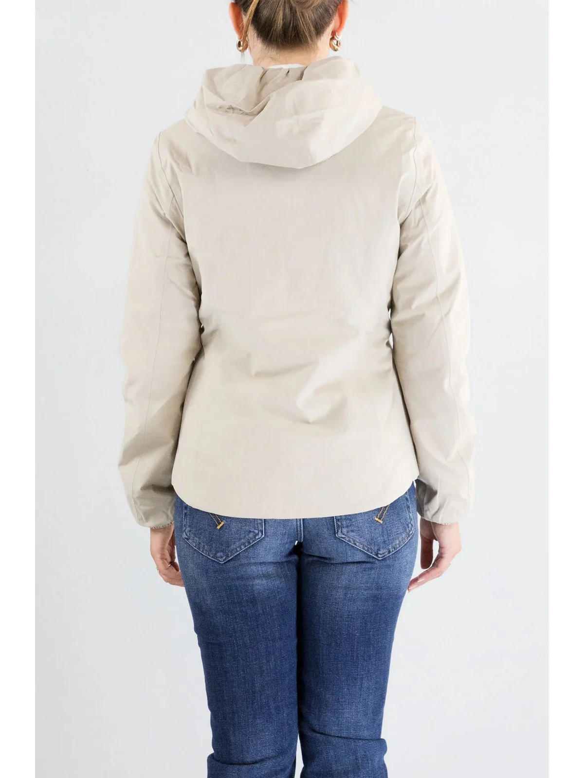 K-WAY Giubbino Donna LILY ST WARM DOUBLE K6128TW BBA Beige Cashmere - Whi - Image 5