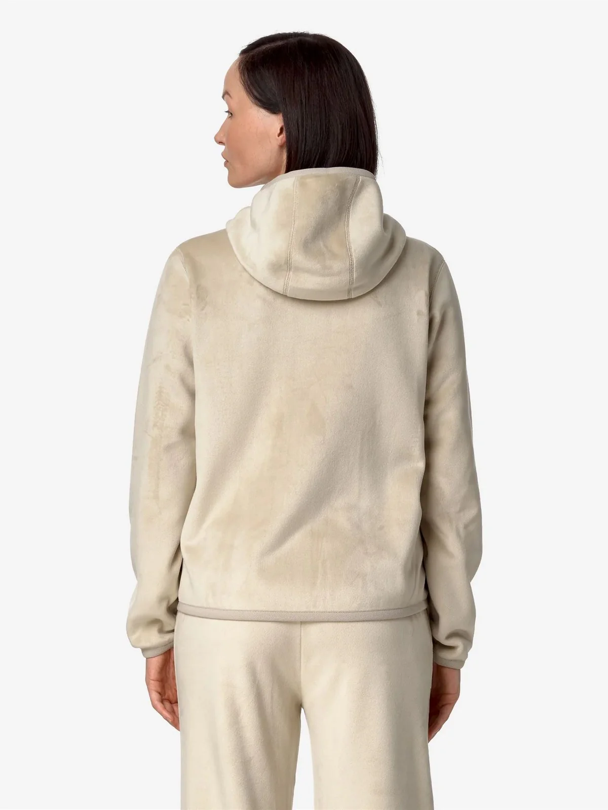 K-WAY Giubbino Donna Lily velour polar double K8138NW ATS Beige - Image 6
